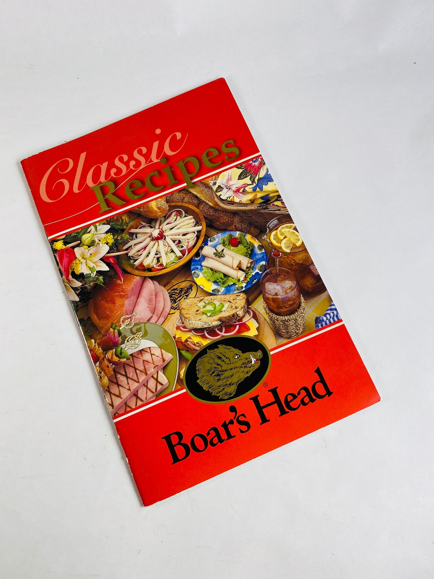 Boar's Head Vintage booklet of recipes Retro lunch meat cookbook circa 1999 Appetizers sandwiches Salads Entrees Reuben Stuffed Mushrooms