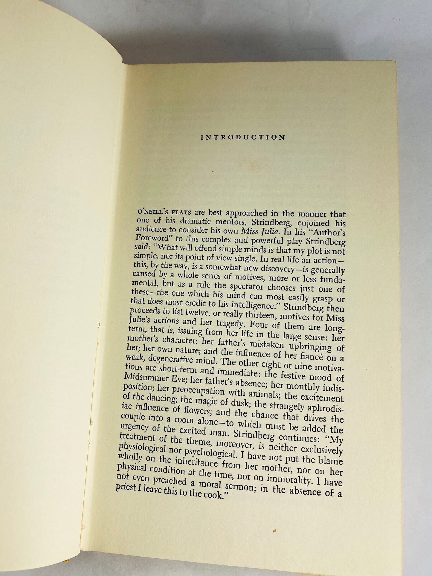 Eugene O'Neill Plays Cosmology & Geography, History, Mankind, The Form vintage book circa 1965 Former library book. Red decor Theatre gift