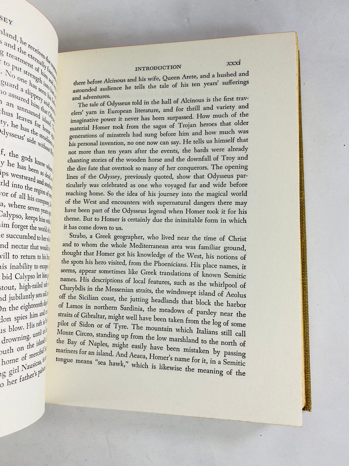 Homer The Odyssey circa 1942. Gray cloth covered vintage book. Greek epic poem set during the Trojan War. Beautiful bookshelf decor!
