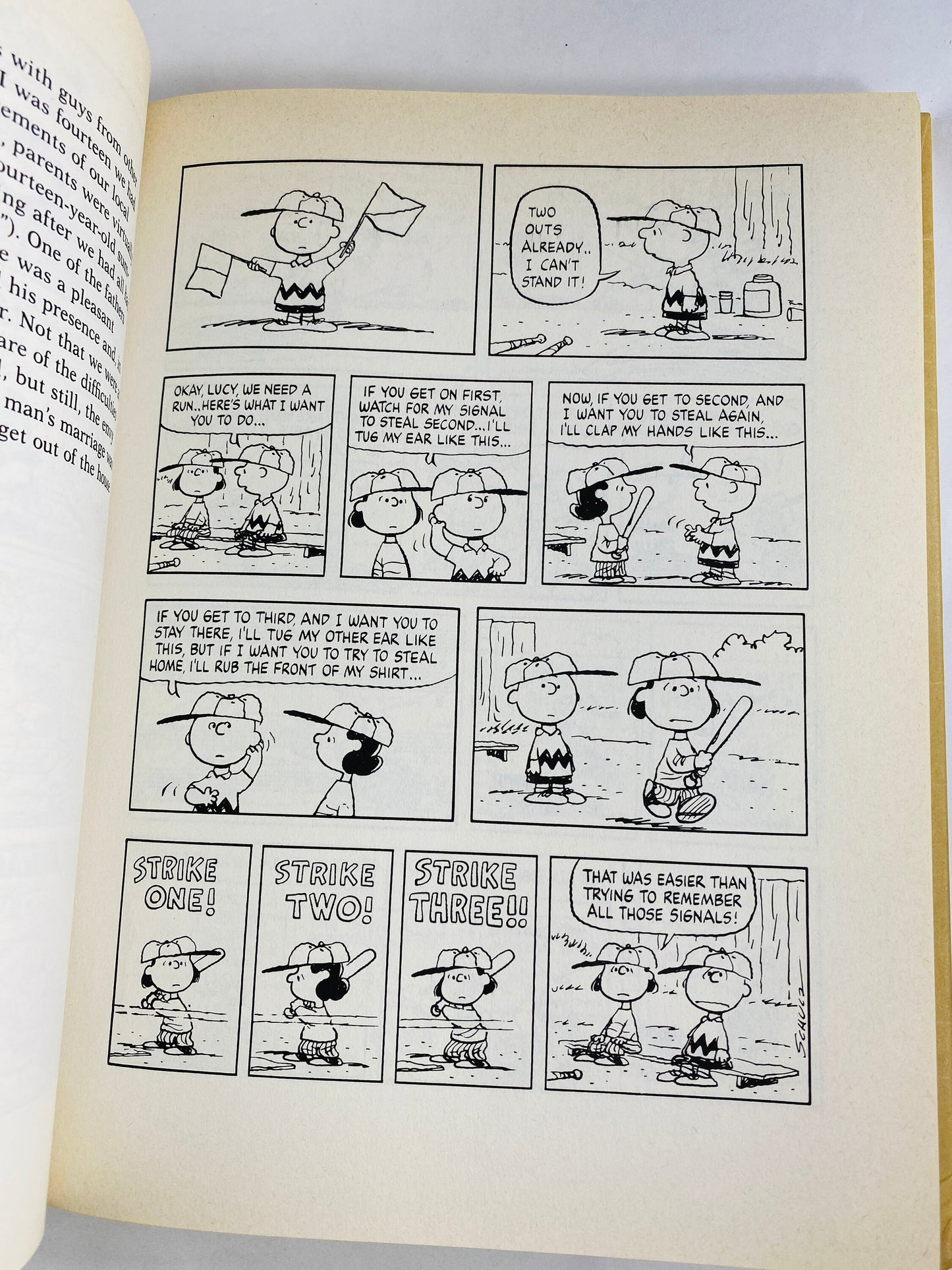 You Don't Look 35, Charlie Brown FIRST EDITION vintage book circa 1985 by Charles Schulz. Comic strip Children's Book.