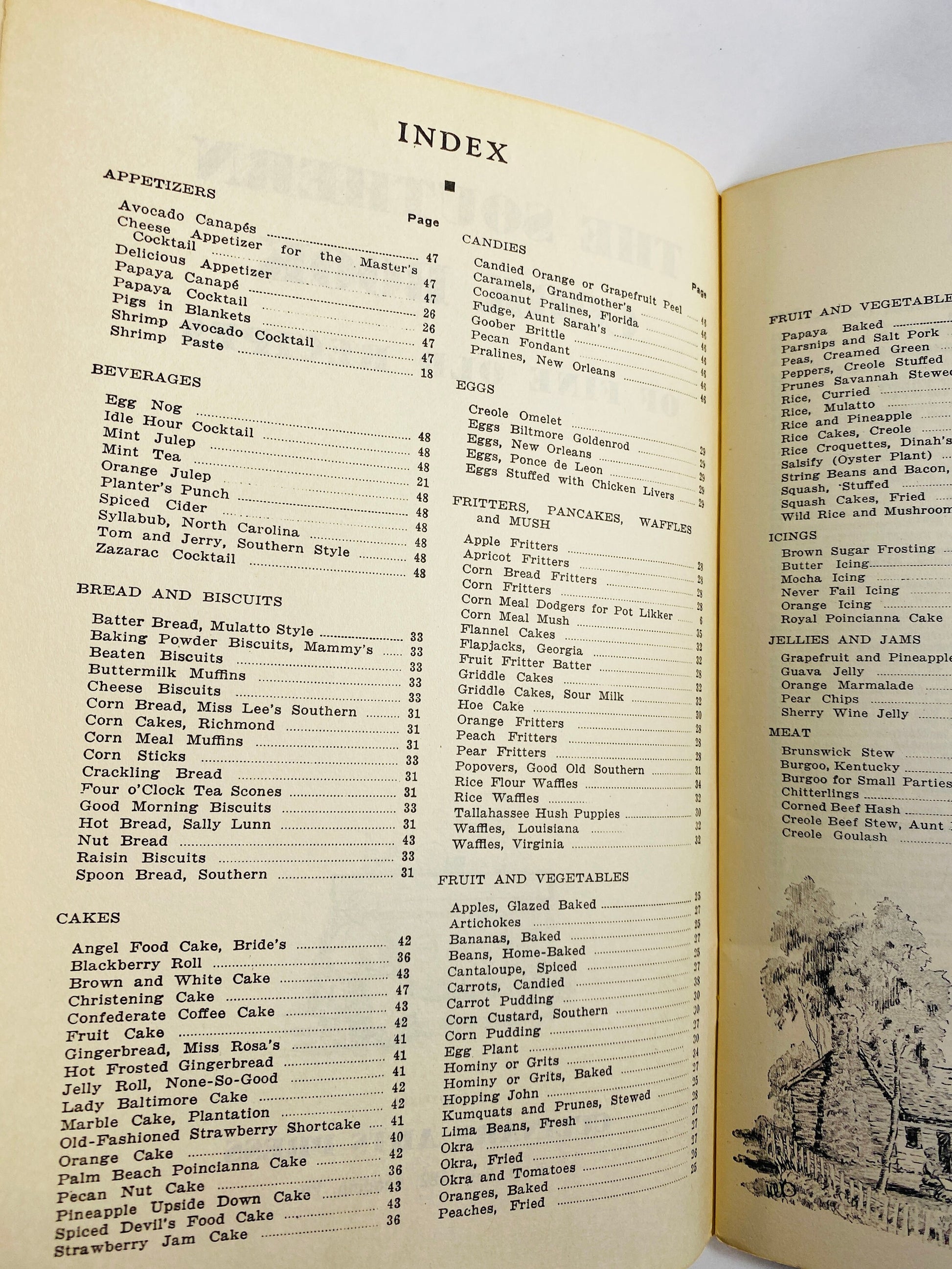 Southern Cook Book of Fine Old Recipes circa 1939 Vintage booklet by Lillie Lustig. Gumbo, okra, Turtle Soup, Bouillabaisse