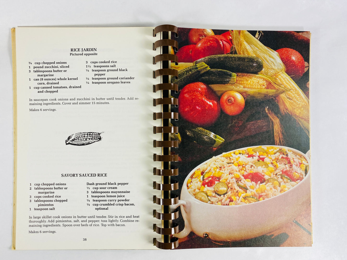 Go with the Grain rice Recipes Vintage cookbook circa 1982 Cajun Jambalaya. stuffings, dressings jardin, casseroles