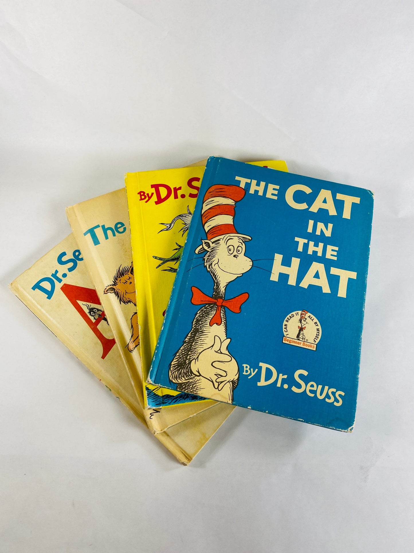 Dr Seuss vintage I Can Read Beginner Books circa 1963 Pick one! Cat in the Hat One fish Foot ABC