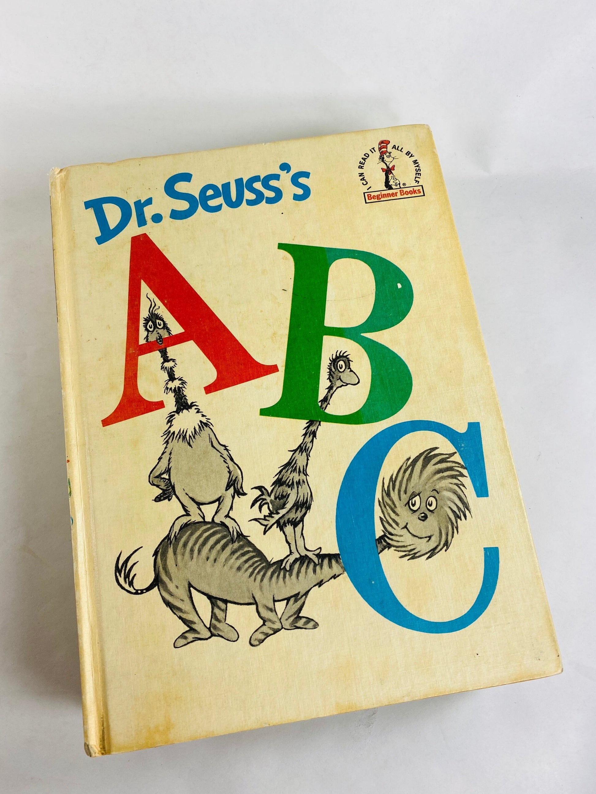 Dr Seuss vintage I Can Read Beginner Books circa 1963 Pick one! Cat in the Hat One fish Foot ABC