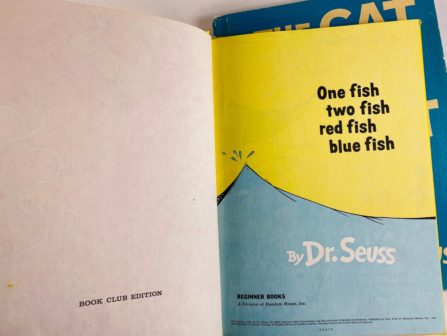 Dr Seuss vintage I Can Read Beginner Books circa 1963 Pick one! Cat in the Hat One fish Foot ABC