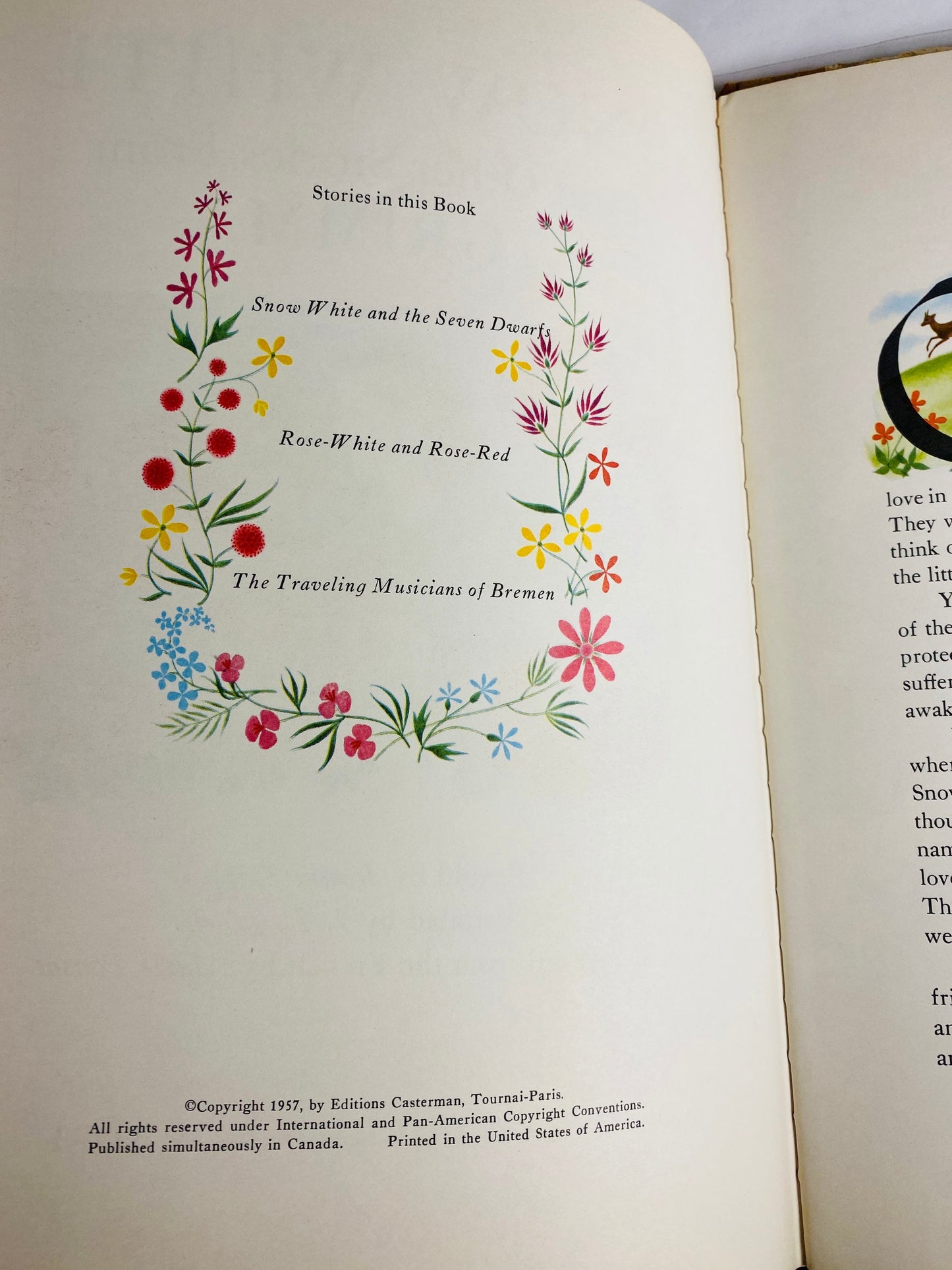 Snow White OVERSIZED vintage children’s book circa 1957 with dust jacket EARLY PRINTING Cappe Collectible princess nursery decor