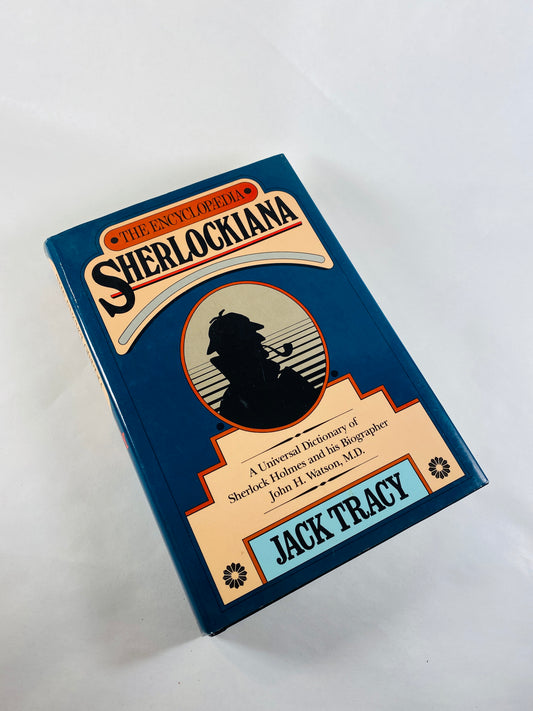 Sherlock Holmes Encyclopaedia Sherlockiana Vintage book of Sir Arthur Conan Doyle's famous charachter by Jack Tracy circa 1987