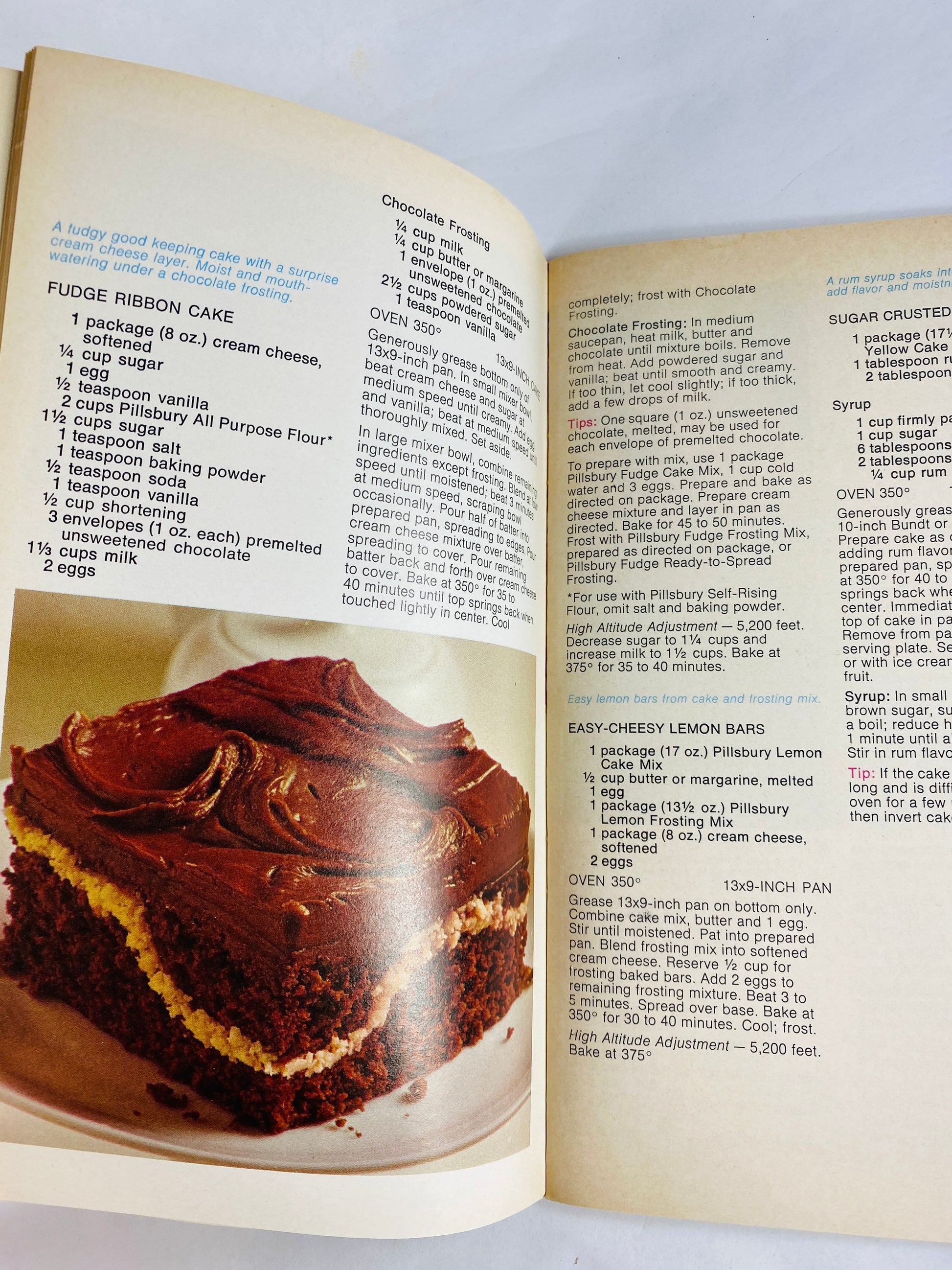 Pillsbury Vintage Dessert Recipe cookbook booklet circa 1970. Baking is Fun by Ann Pillsbury.