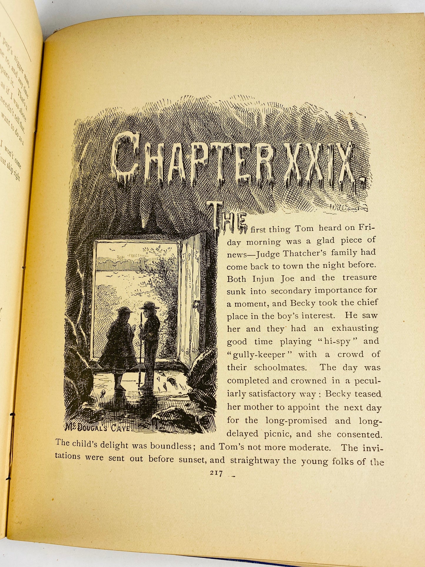 SECOND PRINTING The Adventures of Tom Sawyer circa 1885 by Mark Twain, Samuel Clemens. Vintage book collector gift. Printed on wove paper.