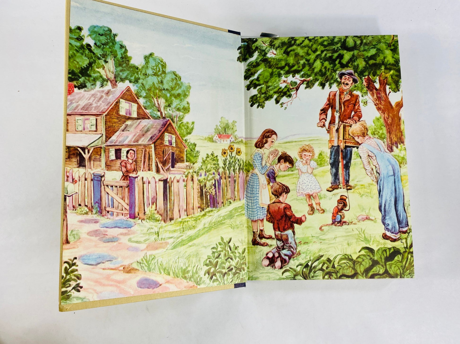 Five Little Peppers Vintage book by Margaret Sidney circa 1948 How They Grew Illustrated Junior Library Grosset & Dunlap William Sharp