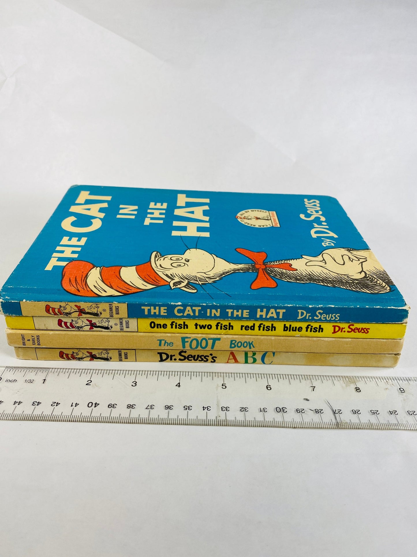 Dr Seuss vintage I Can Read Beginner Books circa 1963 Pick one! Cat in the Hat One fish Foot ABC