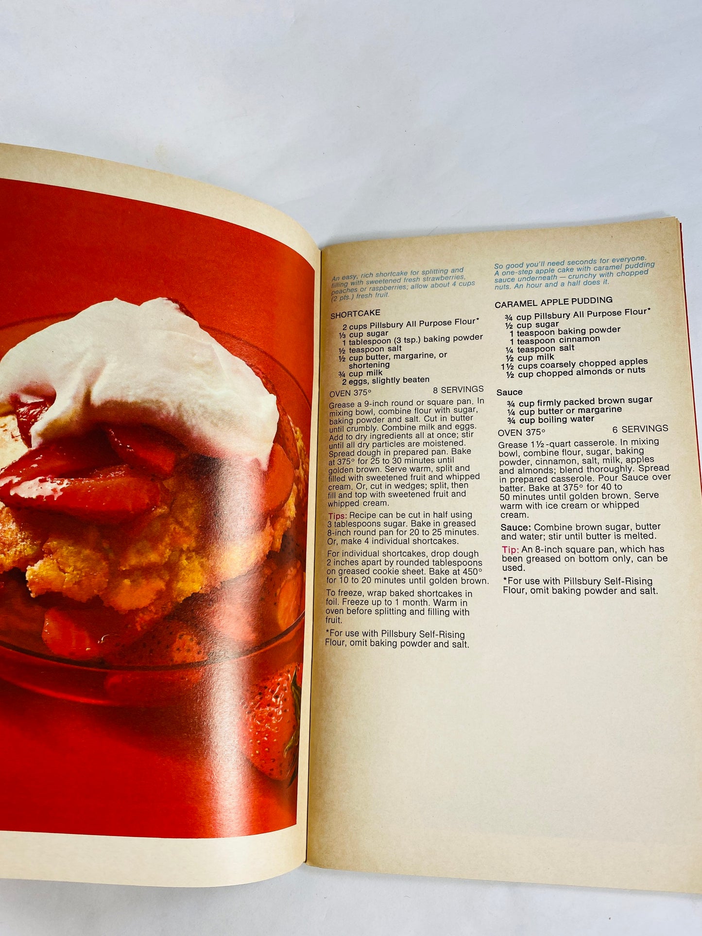 Pillsbury Vintage Dessert Recipe cookbook booklet circa 1970. Baking is Fun by Ann Pillsbury.