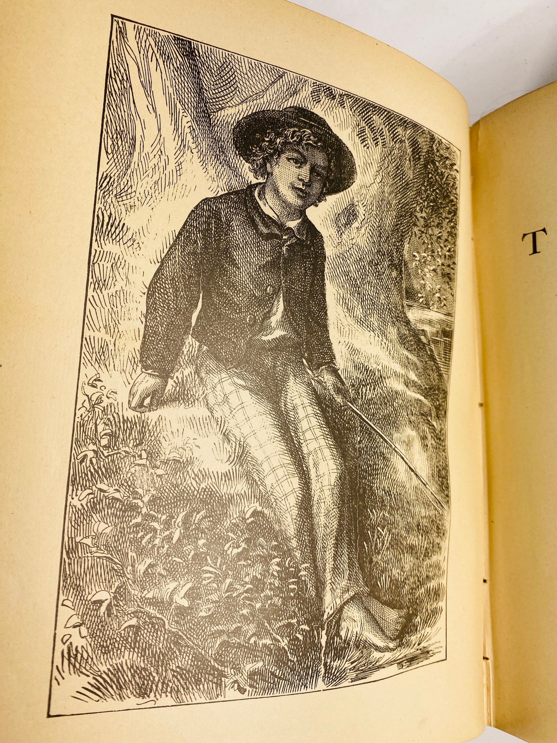 SECOND PRINTING The Adventures of Tom Sawyer circa 1885 by Mark Twain, Samuel Clemens. Vintage book collector gift. Printed on wove paper.