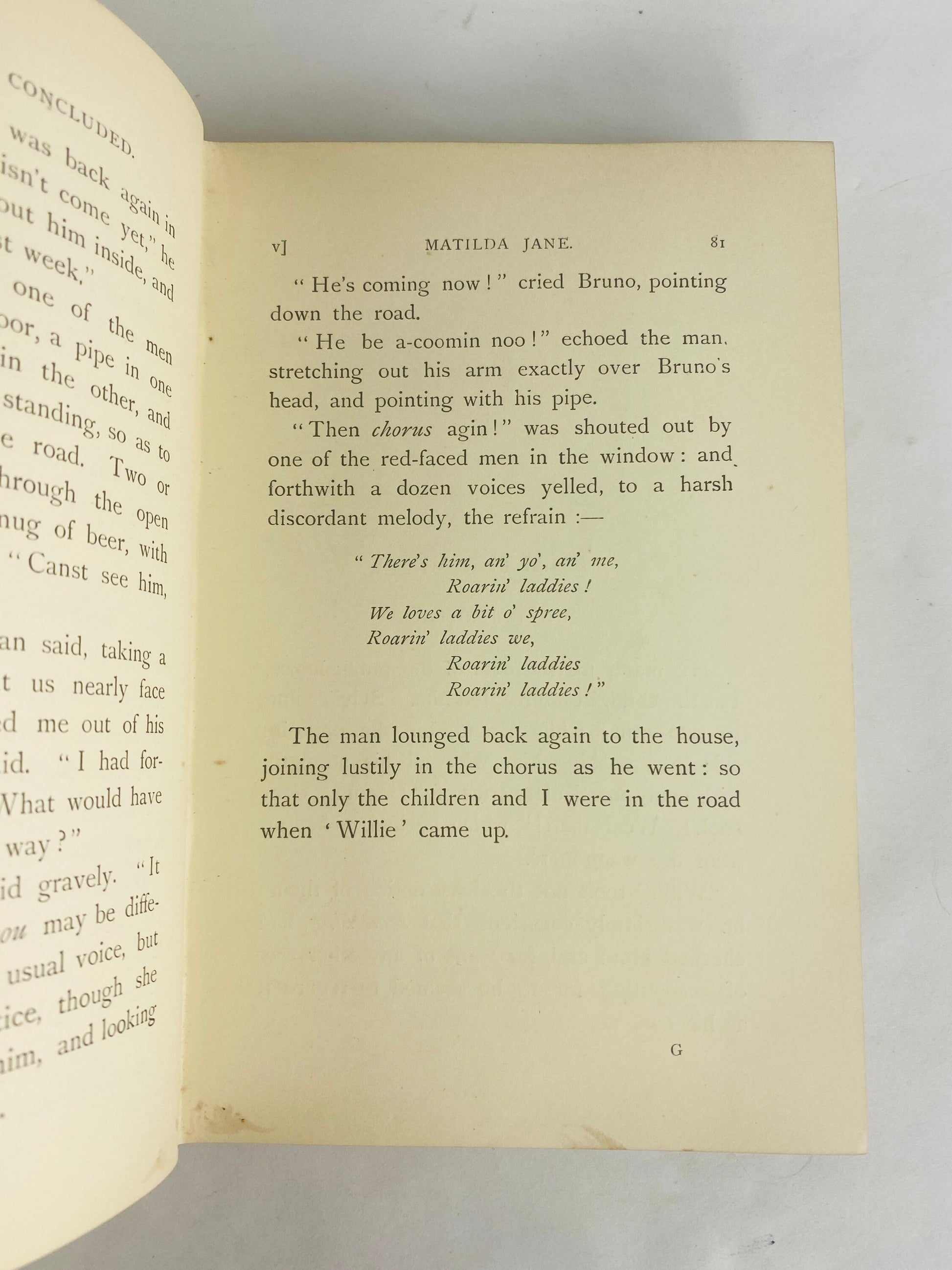 1899 Absurdism clashing with magic in Sylvie & Bruno Concluded by Lewis Carroll author of Alice’s Adventures in Wonderland Antique book