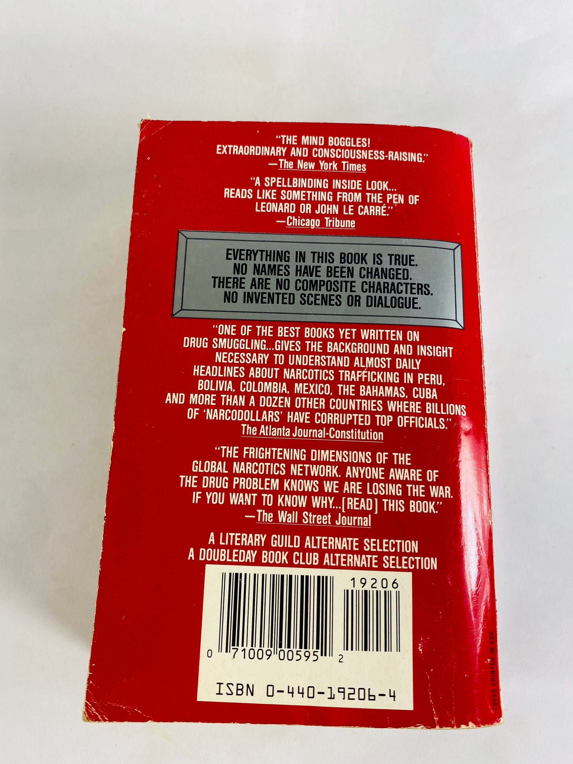 Underground Empire by James Mills vintage drug smuggling paperback book circa 1987 about International drug dealers and arms smugglers