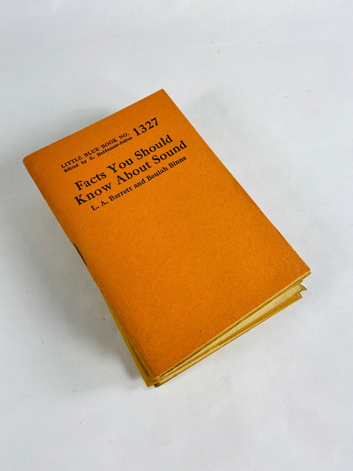 1920's Little Blue Booklets Elements of Wood Working, Piece of String, Crime at Red Inn, Gambler Crooked Tricks, Artist Wife Haldeman-Julius