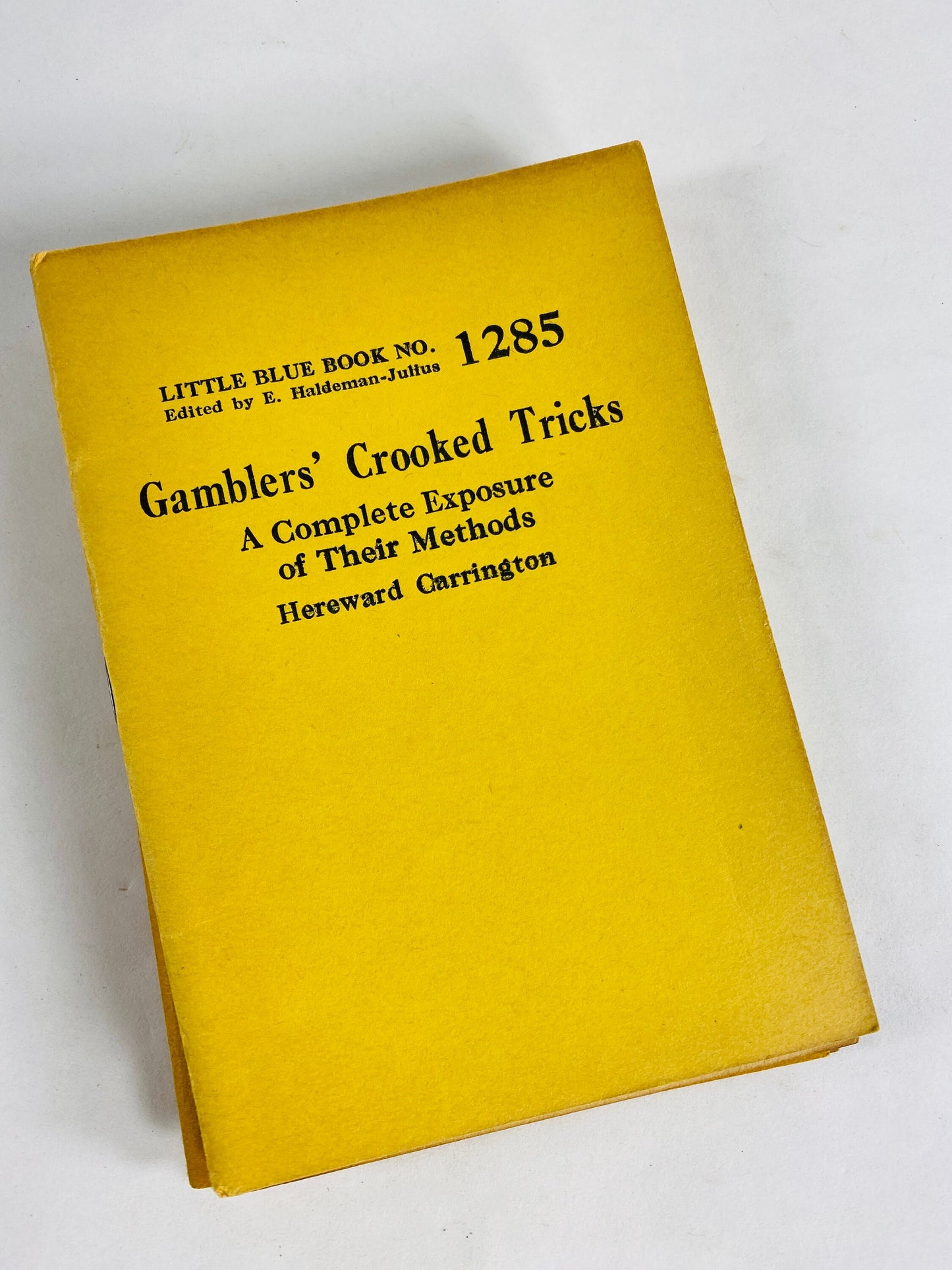 1920's Little Blue Booklets Elements of Wood Working, Piece of String, Crime at Red Inn, Gambler Crooked Tricks, Artist Wife Haldeman-Julius