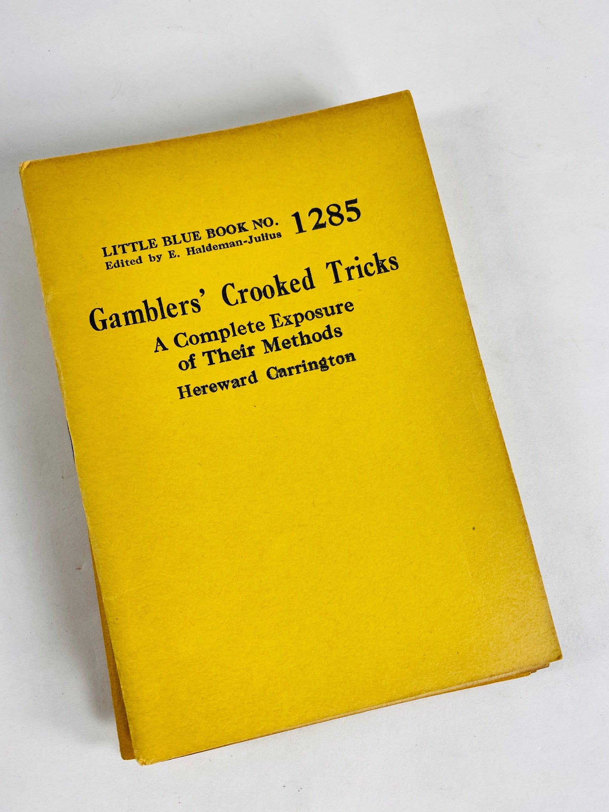 1920's Little Blue Booklets Elements of Wood Working, Piece of String, Crime at Red Inn, Gambler Crooked Tricks, Artist Wife Haldeman-Julius