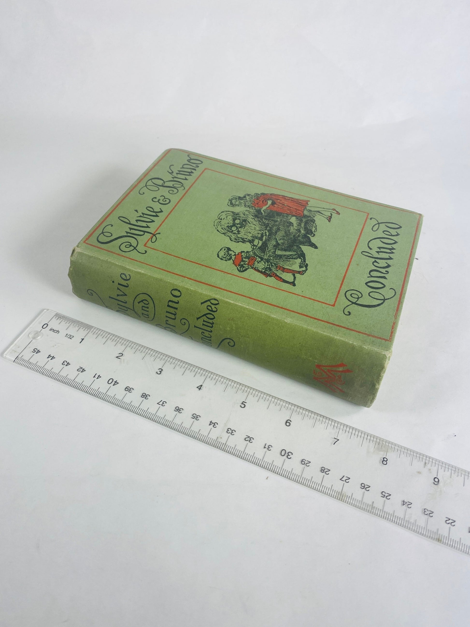 1899 Absurdism clashing with magic in Sylvie & Bruno Concluded by Lewis Carroll author of Alice’s Adventures in Wonderland Antique book