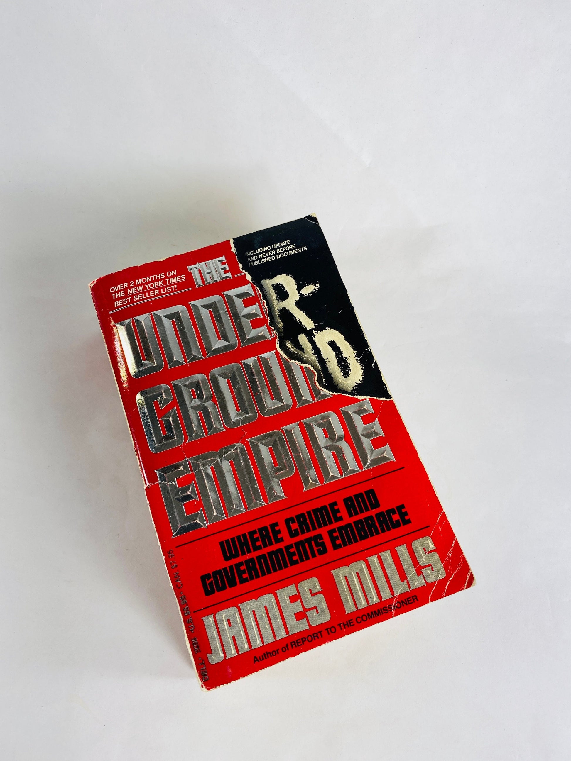 Underground Empire by James Mills vintage drug smuggling paperback book circa 1987 about International drug dealers and arms smugglers