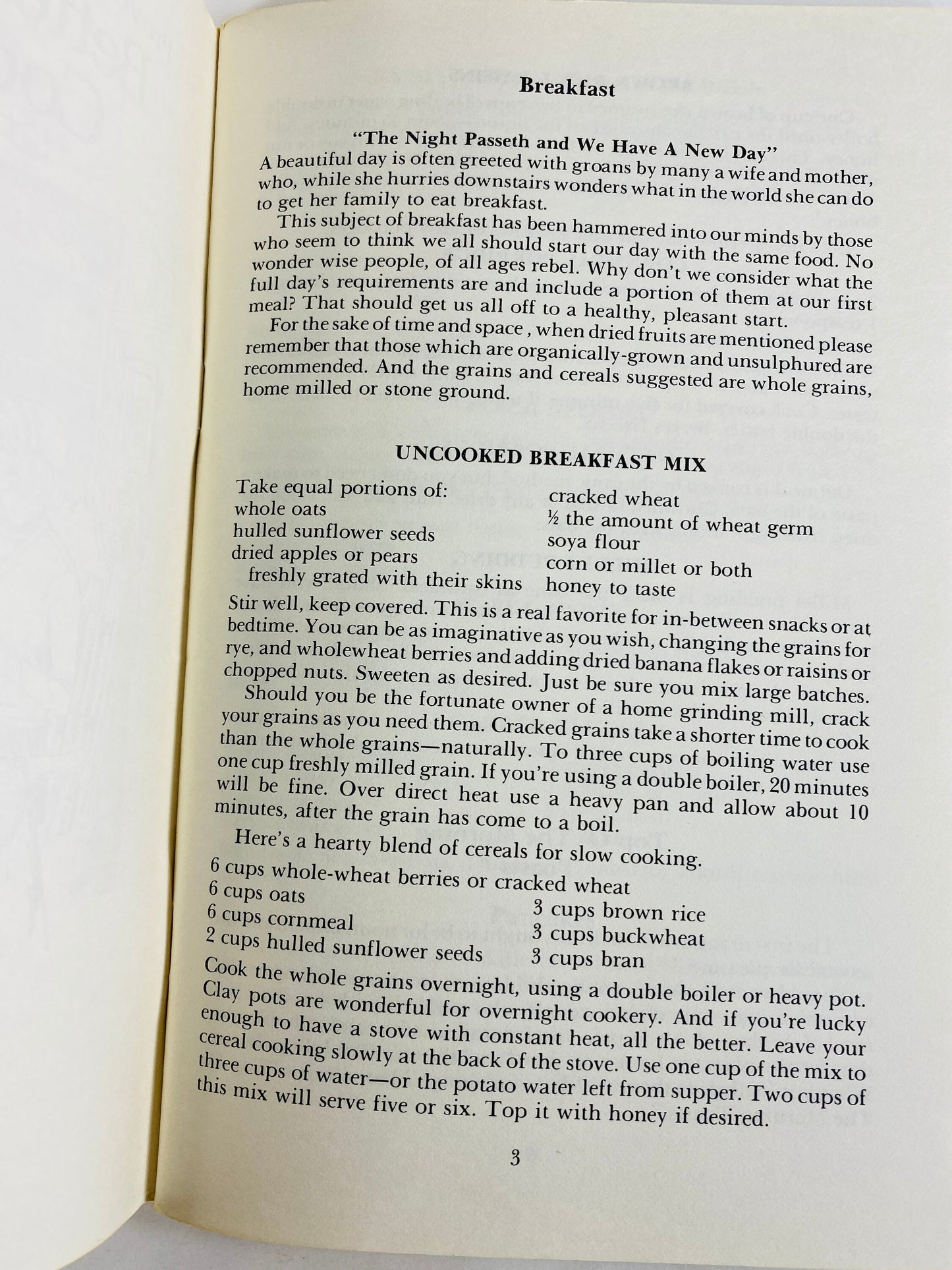 Prevention's Better Living Cookbook recipe booklet Emma Bailey circa 1979 Eggs, salads, remoulade vinaigrette basked mushrooms