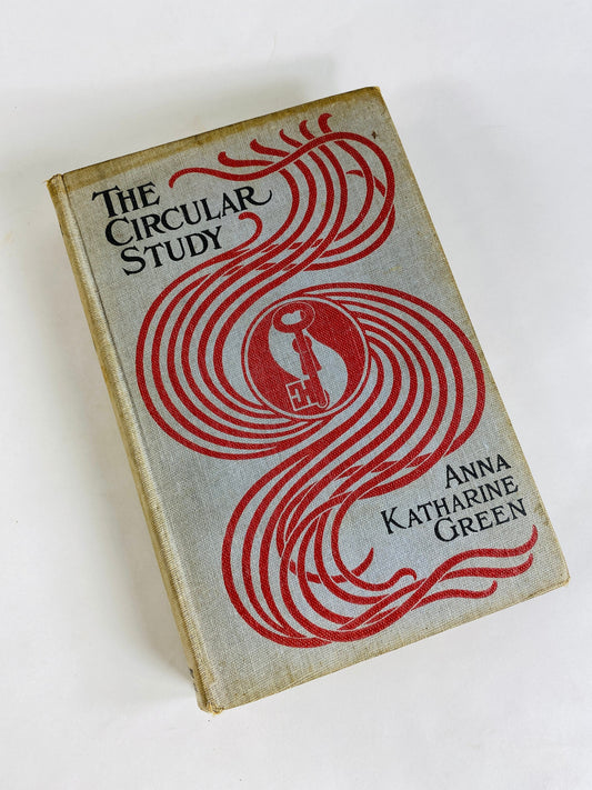 1914 Circular Study Anna Katharine Green vintage book of murder featuring Ebebezer Gryce.