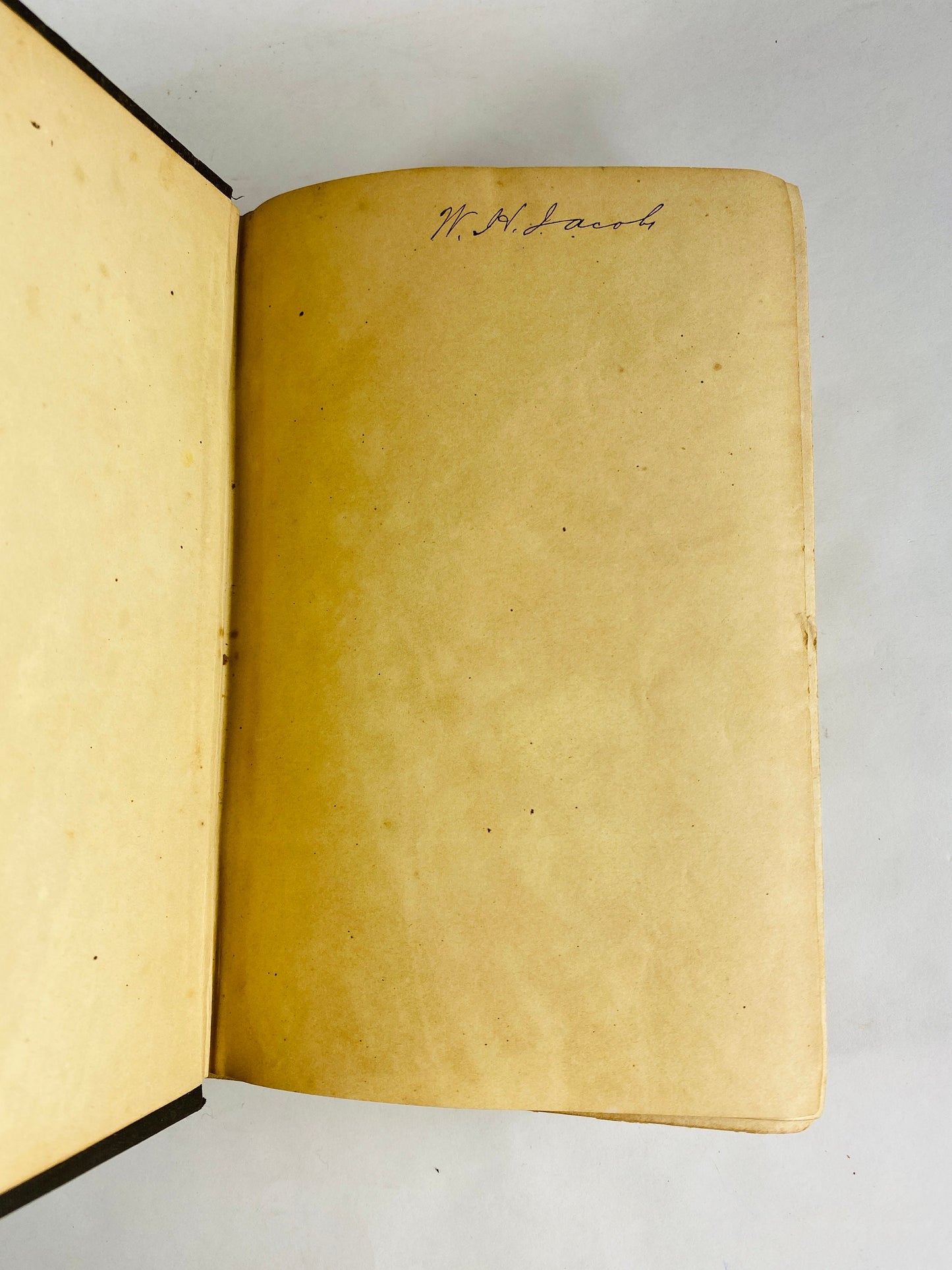 1850 Pickwick Papers Vintage book by Charles Dickens *MISSING Title Page* Beautiful brown embossed cover TB Peterson Home office decor gift