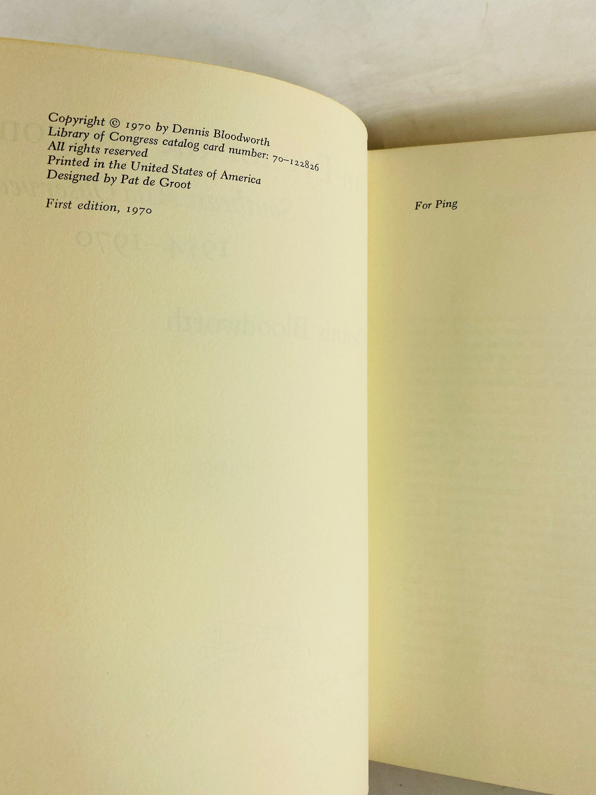 1970 An Eye for the Dragon sequel to Chinese Looking Glass FIRST EDITION vintage book by Dennis Bloodworth Book lover gift