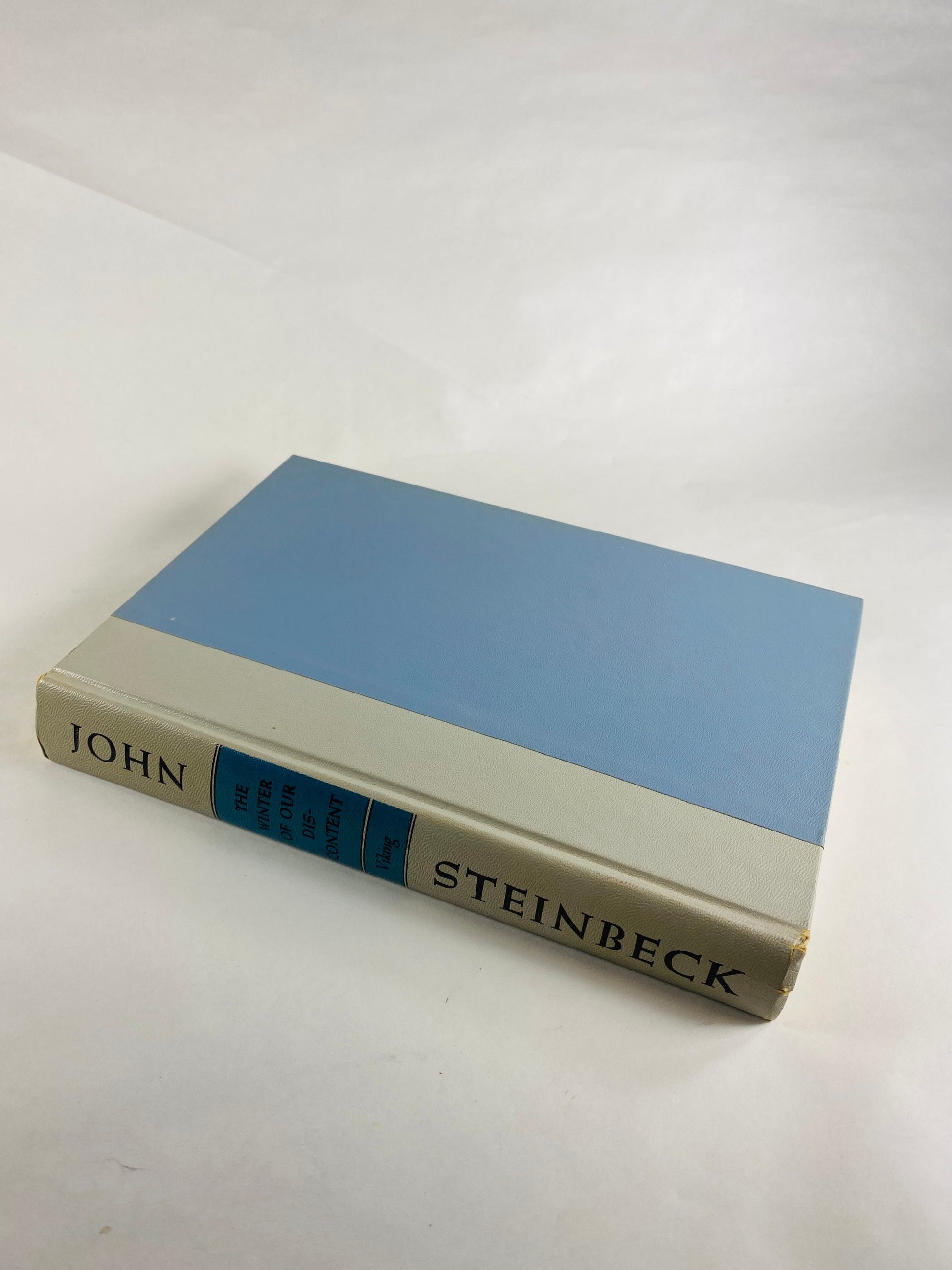 Winter of our Discontent by John Steinbeck FIRST trade EDITION circa 1961 Vintage book lover gift. VG Condition. Pulitzer Prize