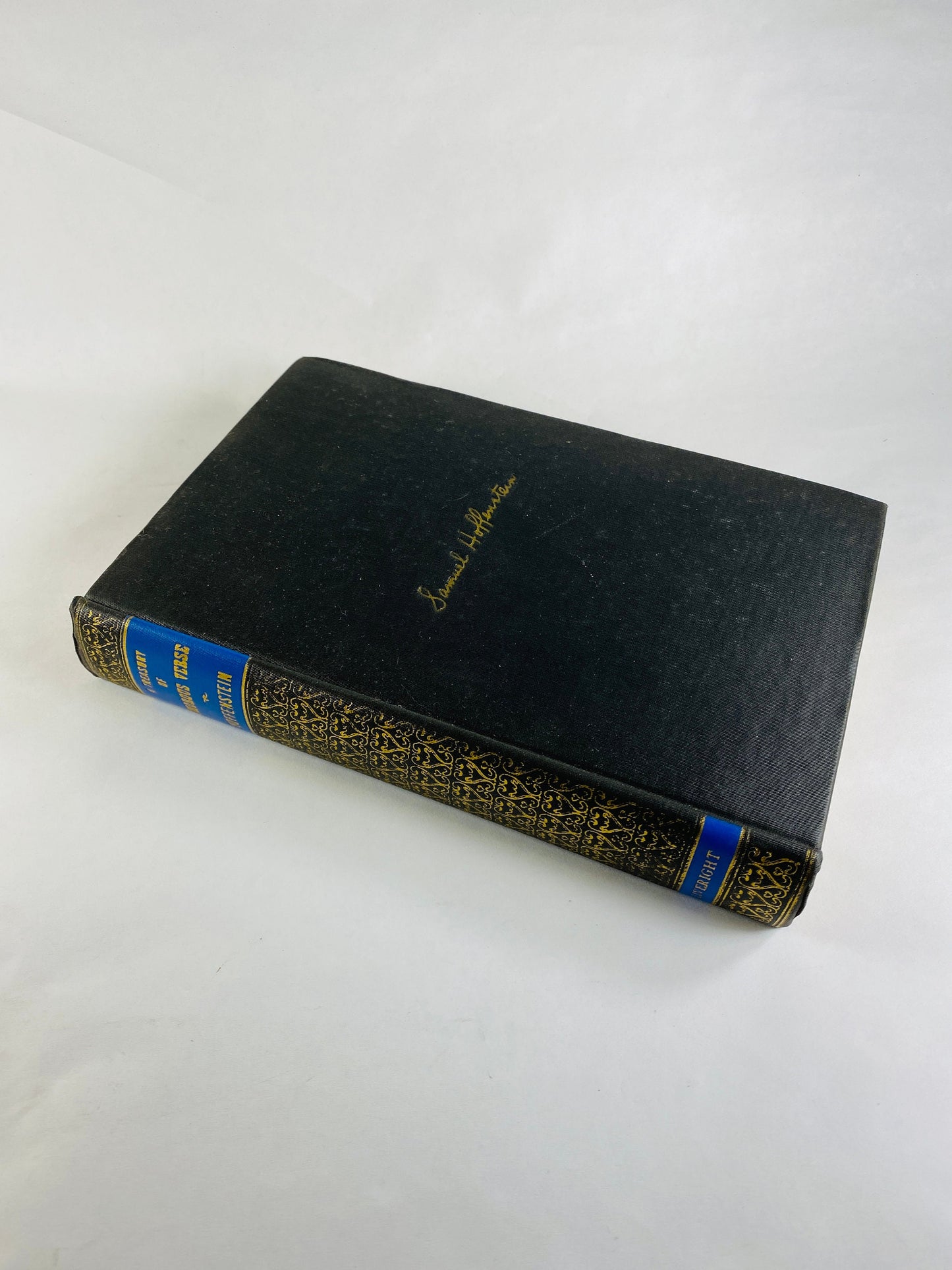 Poems in Praise of Practically Nothing vintage book Treasury of Humorous Verse by Hoffenstein BEAUTIFUL Black and Gold binding