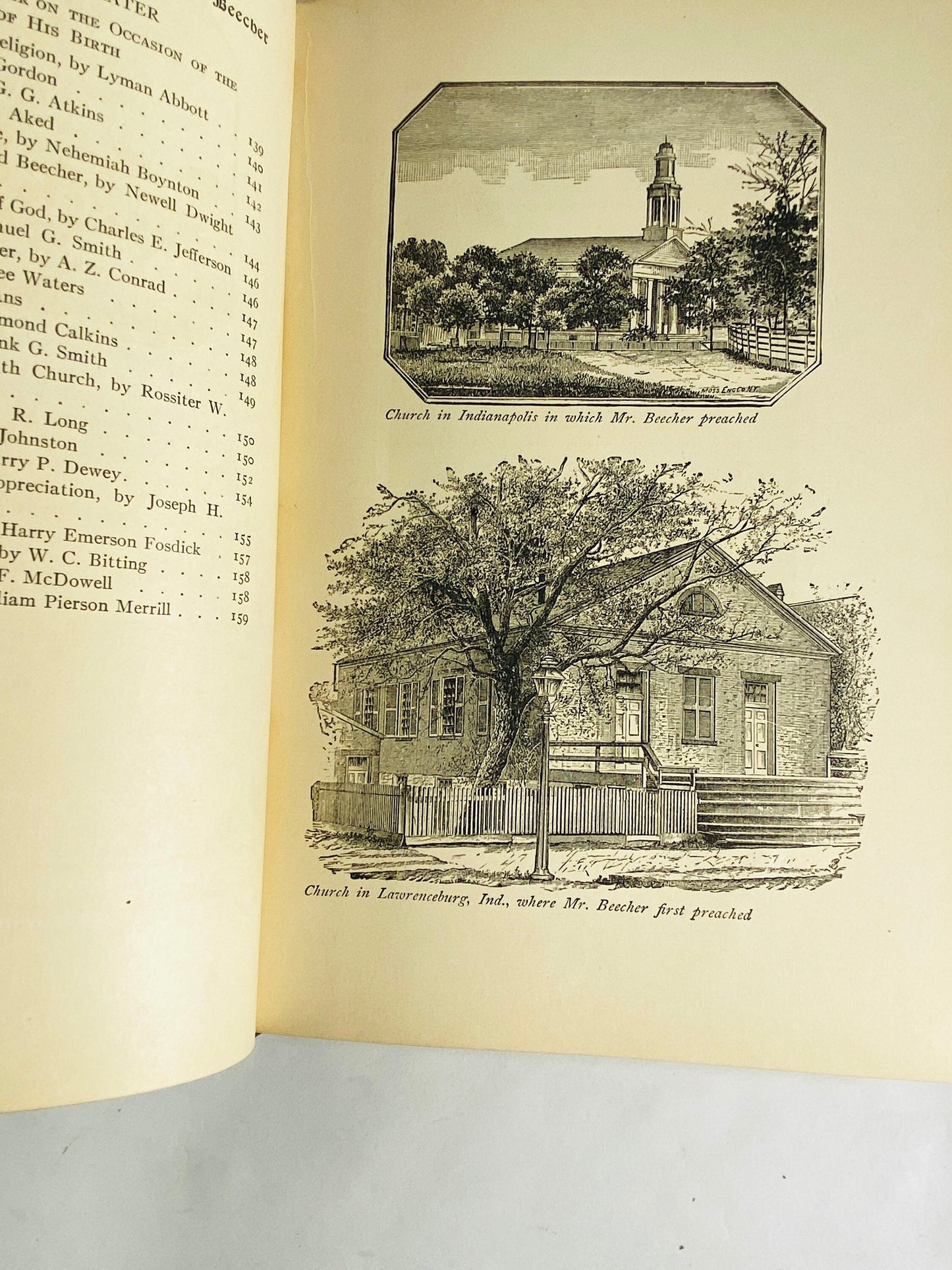 Henry Ward Beecher biography brother of Harriet Beecher Stowe, author of Uncle Tom's Cabin Vintage book by Tewksbury circa 1904 Civil War