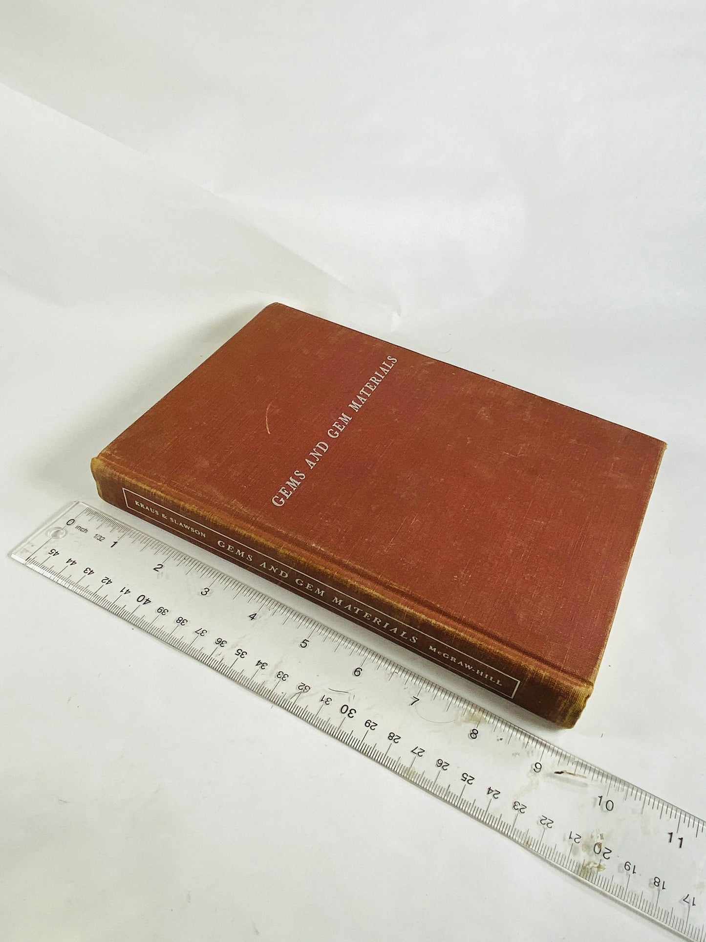 1956 Gems & Gem Materials vintage book by Edward Kraus on properties structure refraction pleochroism and character