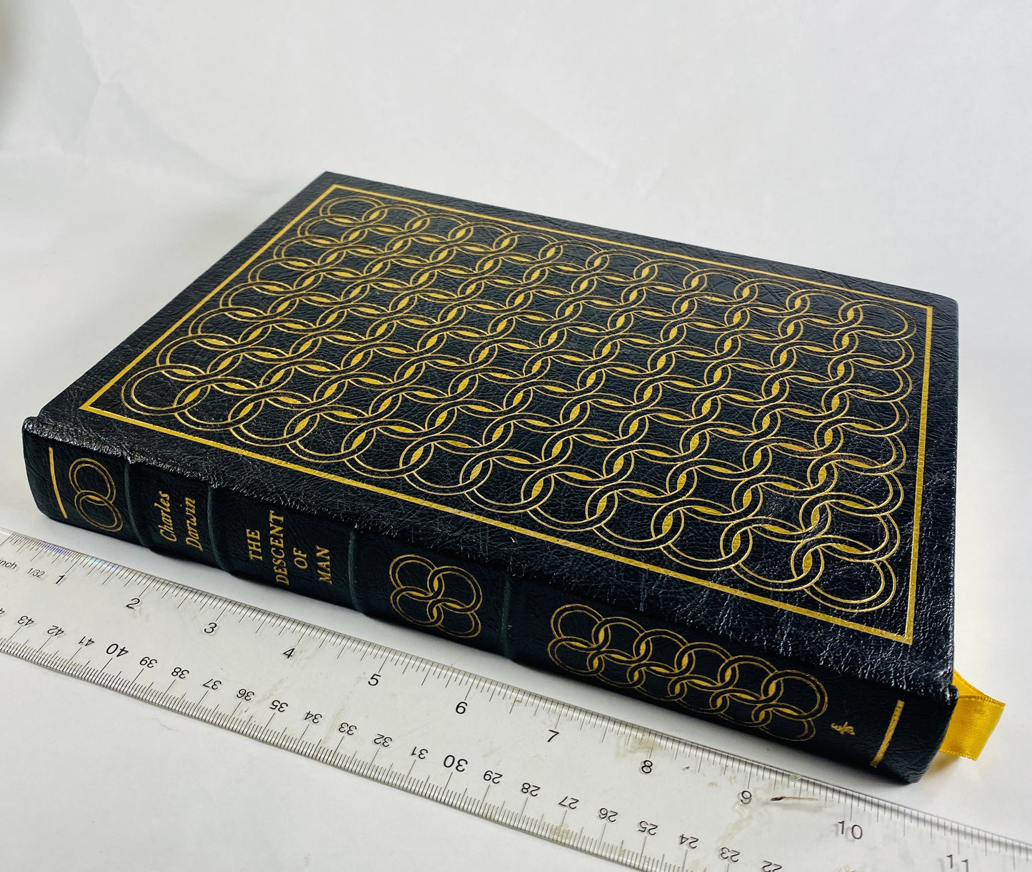 Charles Darwin Descent of Man Selection in Relation to Sex GORGEOUS Easton Press leather bound book 22kt gilt outdoors nature lover gift