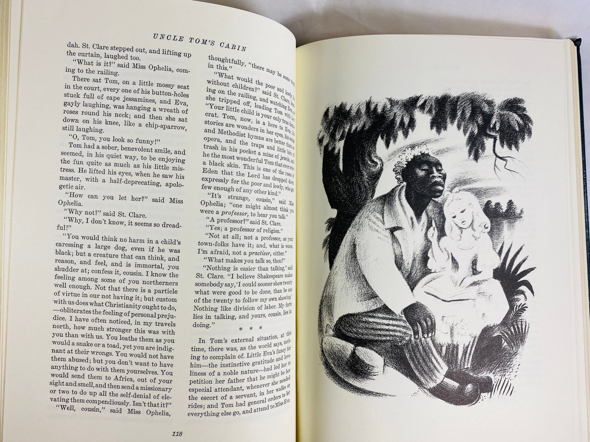 Uncle Tom's Cabin by Harriet Beecher Stowe Life Among the Lowly vintage leather Easton Press Anti-slavery book circa 1979 Civil War