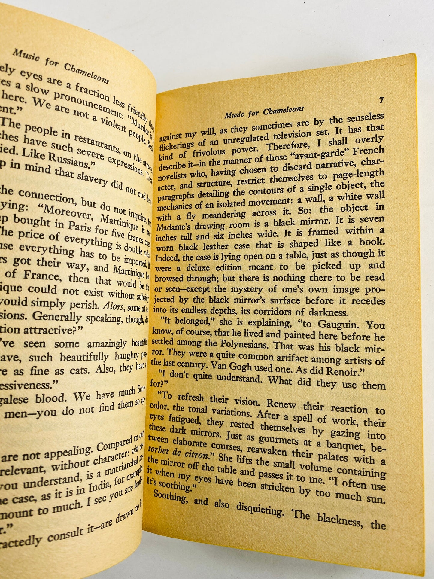 Truman Capote Music for Chameleons Vintage paperback book circa 1981 FIRST PRINTING Short stories of murder and its consequences. Signet