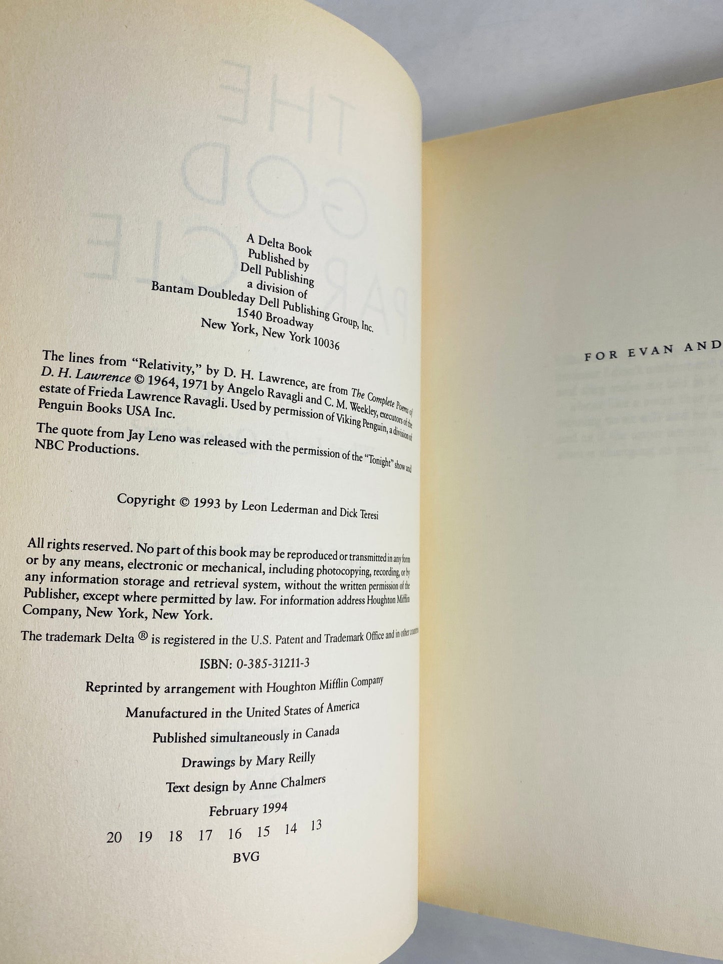 God Particle vintage paperback book by Leon Lederman circa 1994 about the eureka moments that brought us the secrets of the universe Science