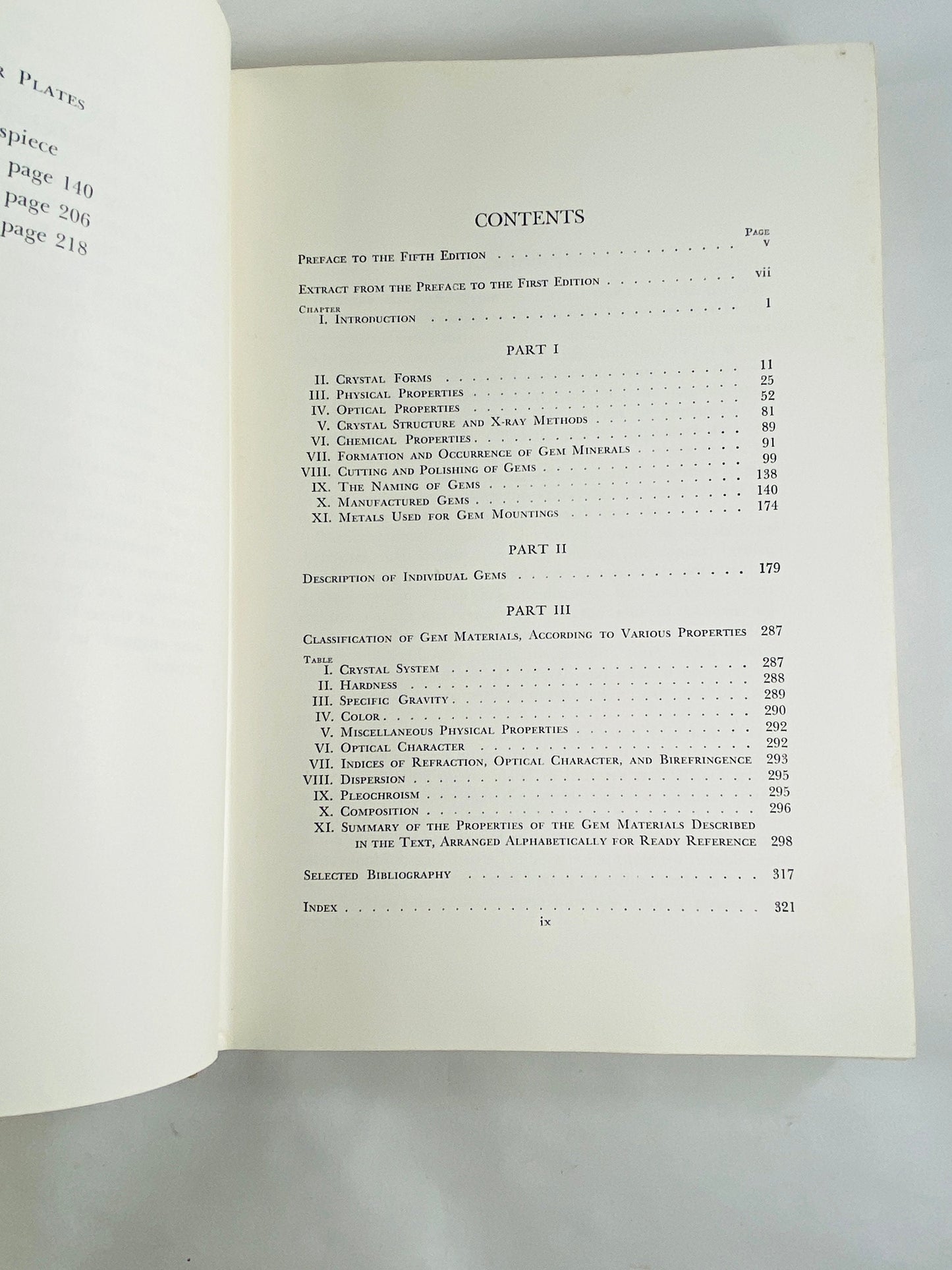 1956 Gems & Gem Materials vintage book by Edward Kraus on properties structure refraction pleochroism and character