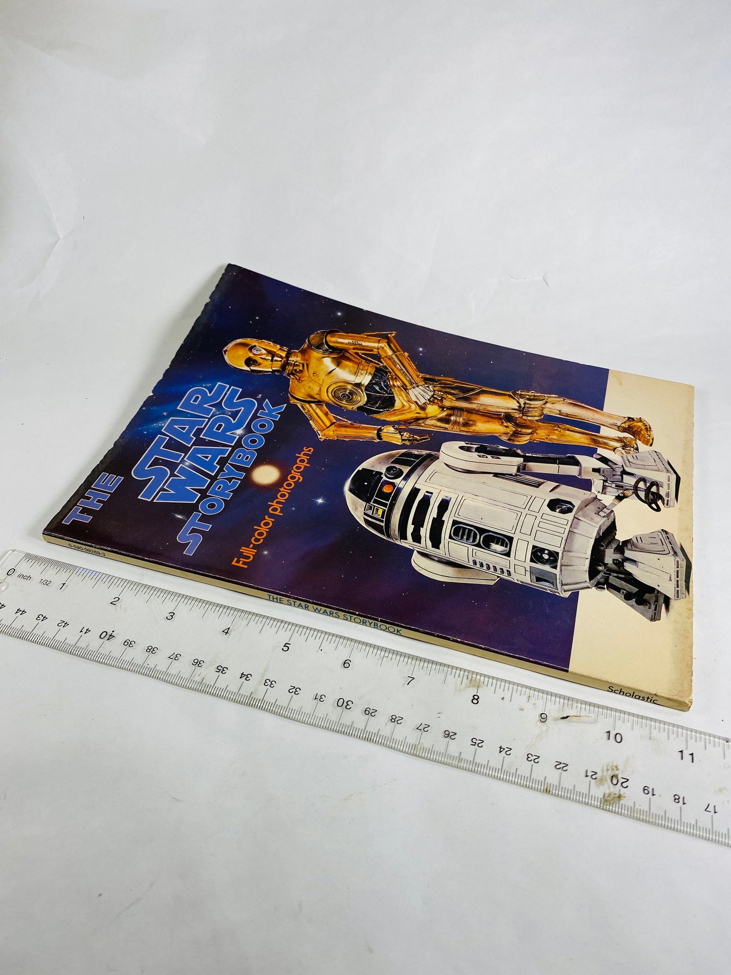 Star Wars vintage paperback story book with photographs circa 1980 George Lucas Luke Skywalker Jedi Knights R2D2