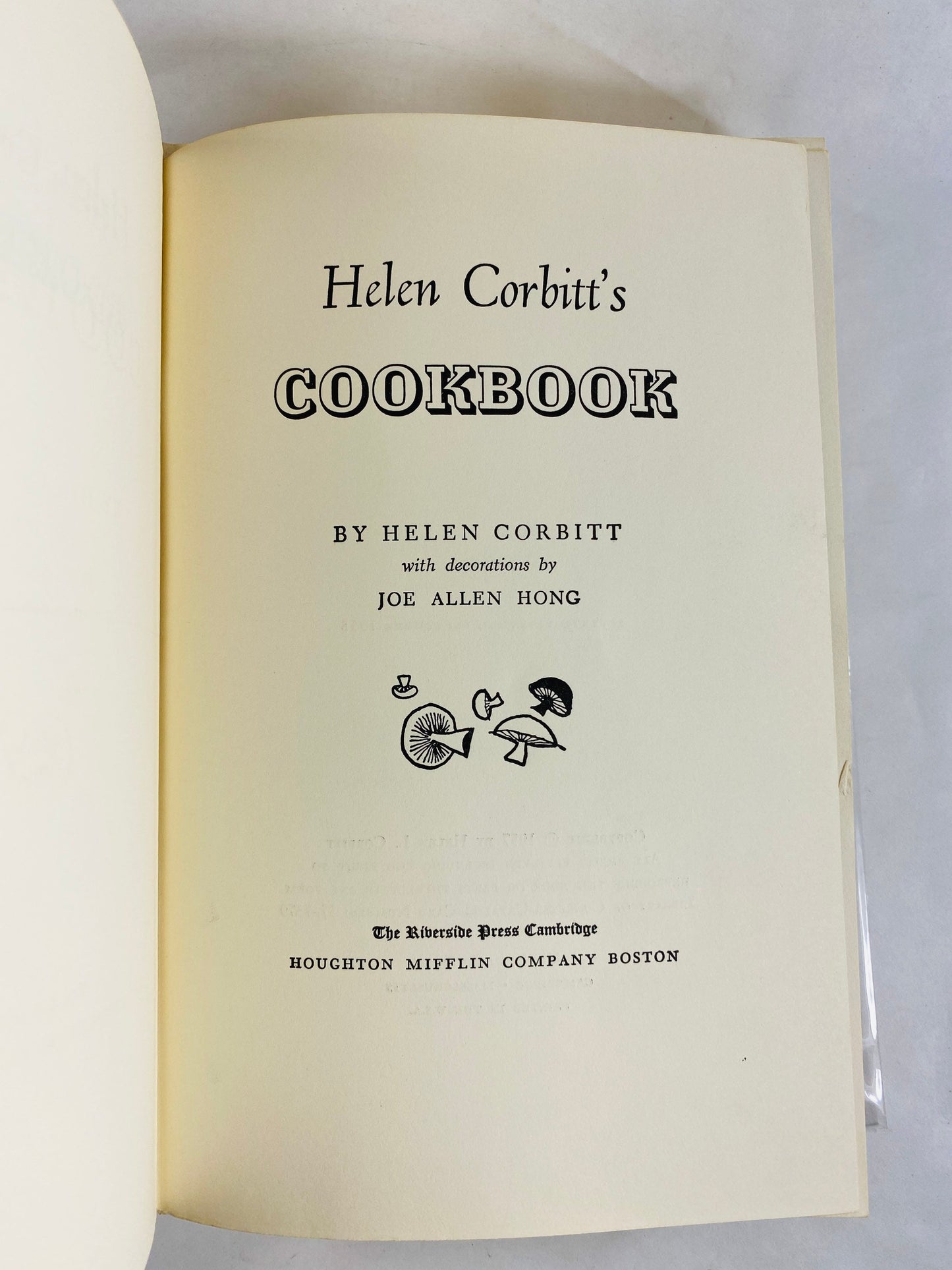 Helen Corbitt's Cookbook SIGNED FIRST Edition Vintage book circa 1957 With dust jacket Mid-century cookbook Iconic Cook Book Neiman-Marcus