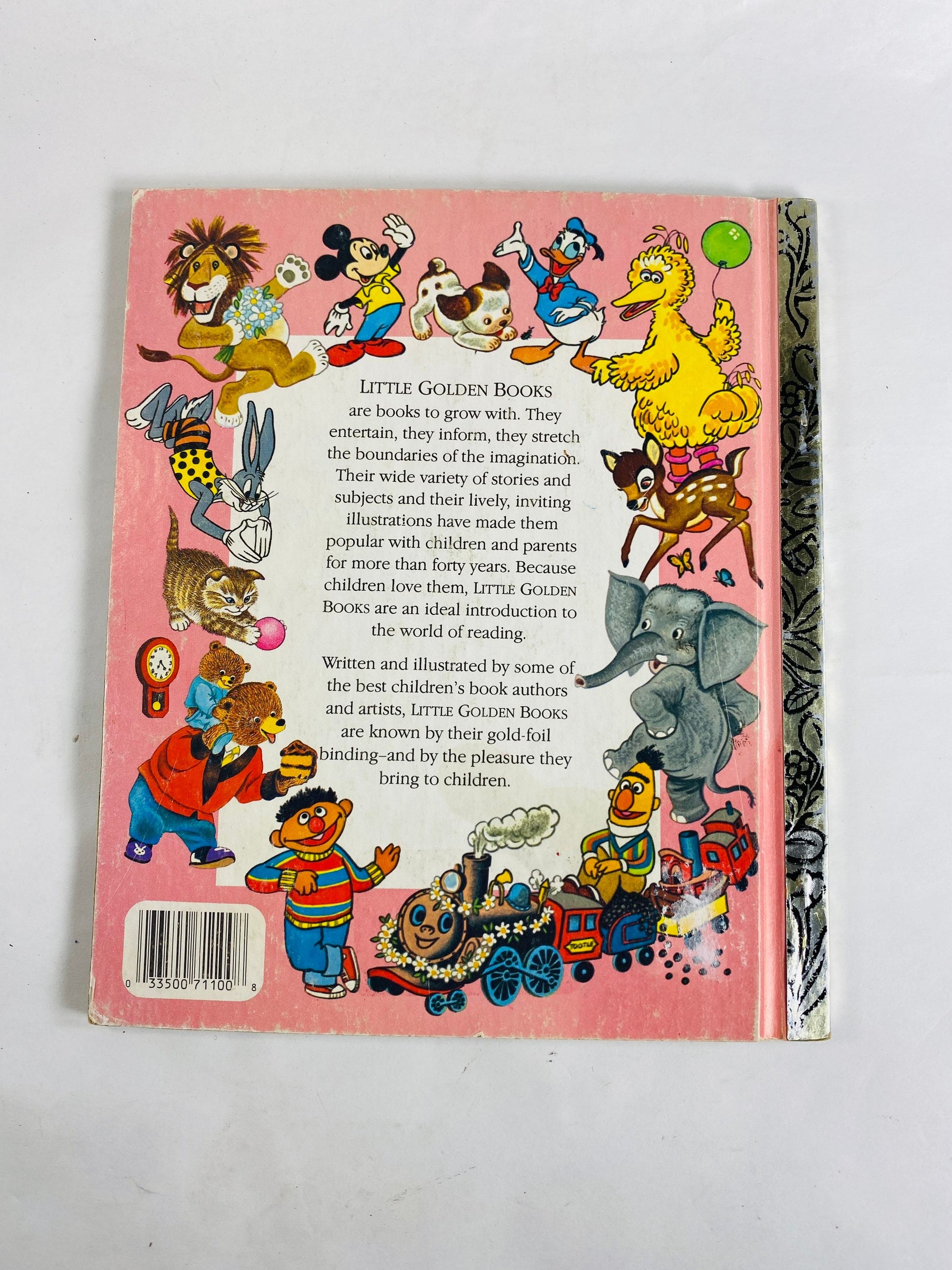 1991 Vintage Walt Disney 101 Dalmations Little Golden Book circa 1991. Elementary school toddler young child beginning reader.