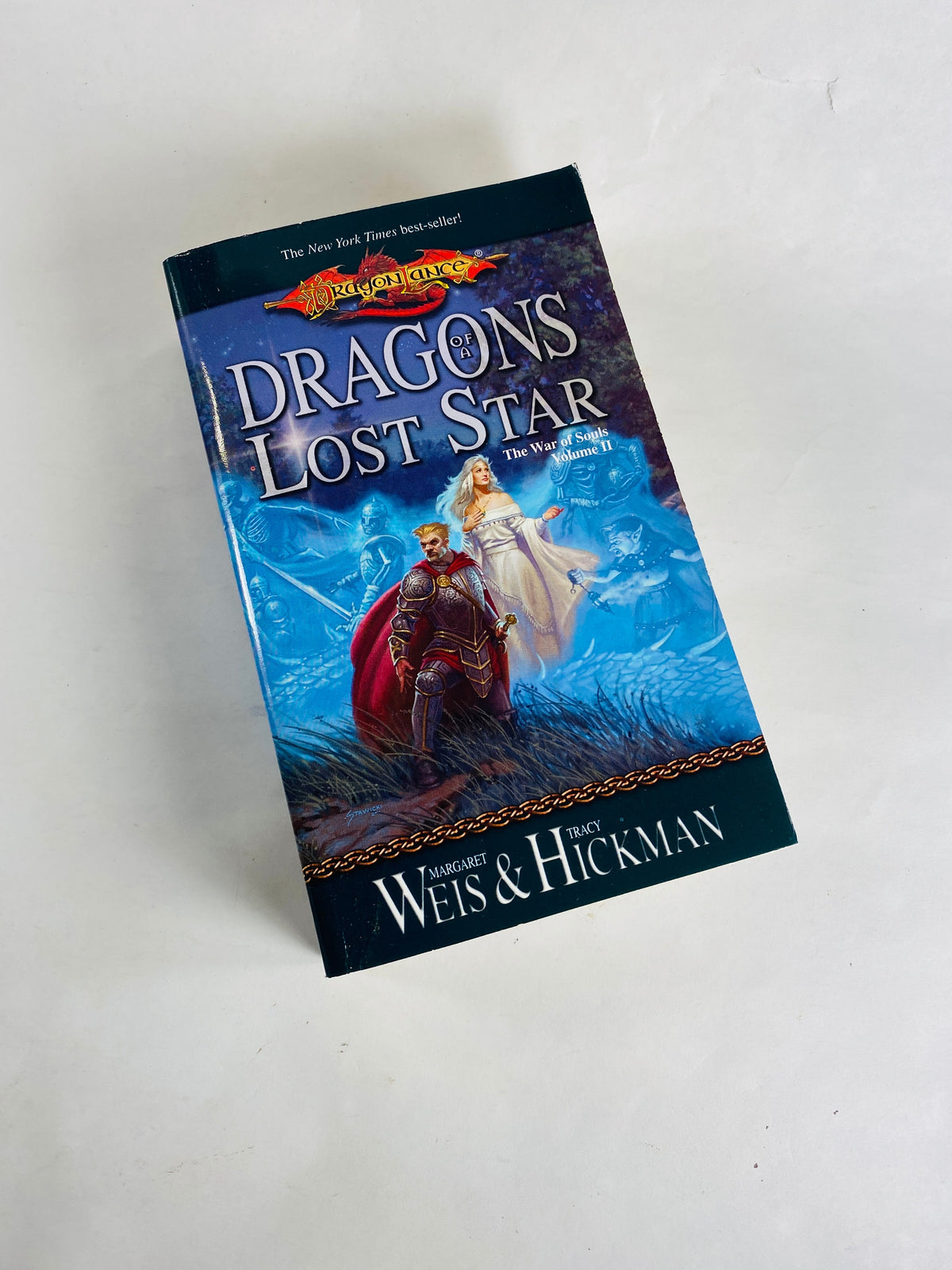 Dragonlance Chronicles Dragons of Winter Night Lost Star vintage paperback books by Weis & Hickman circa 2000. War of Souls