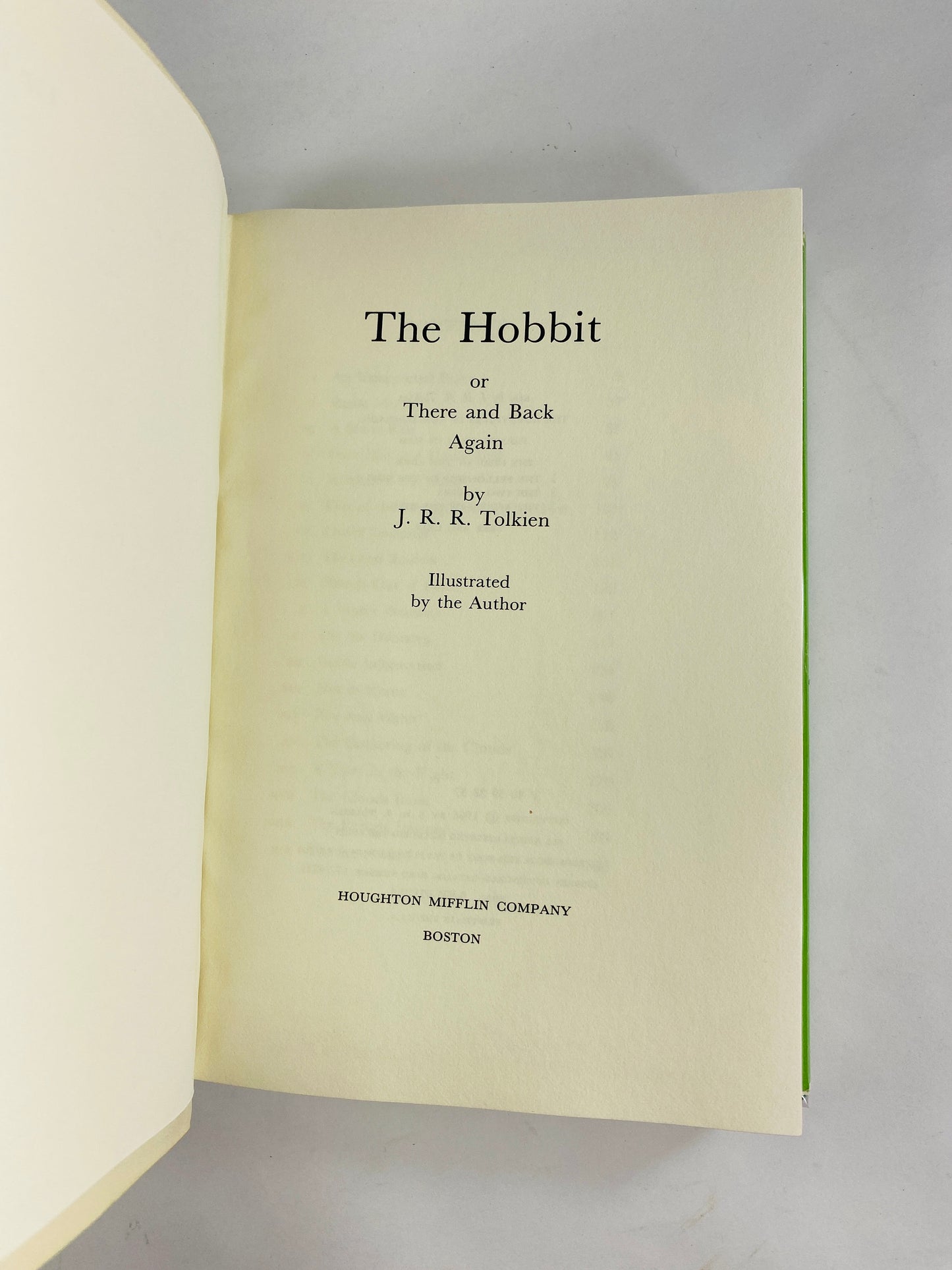 1975 Hobbit or There and Back Again by JRR Tolkien with dust jacket THIRD Edition gift Science fiction bookshelf decor Lord of the Rings