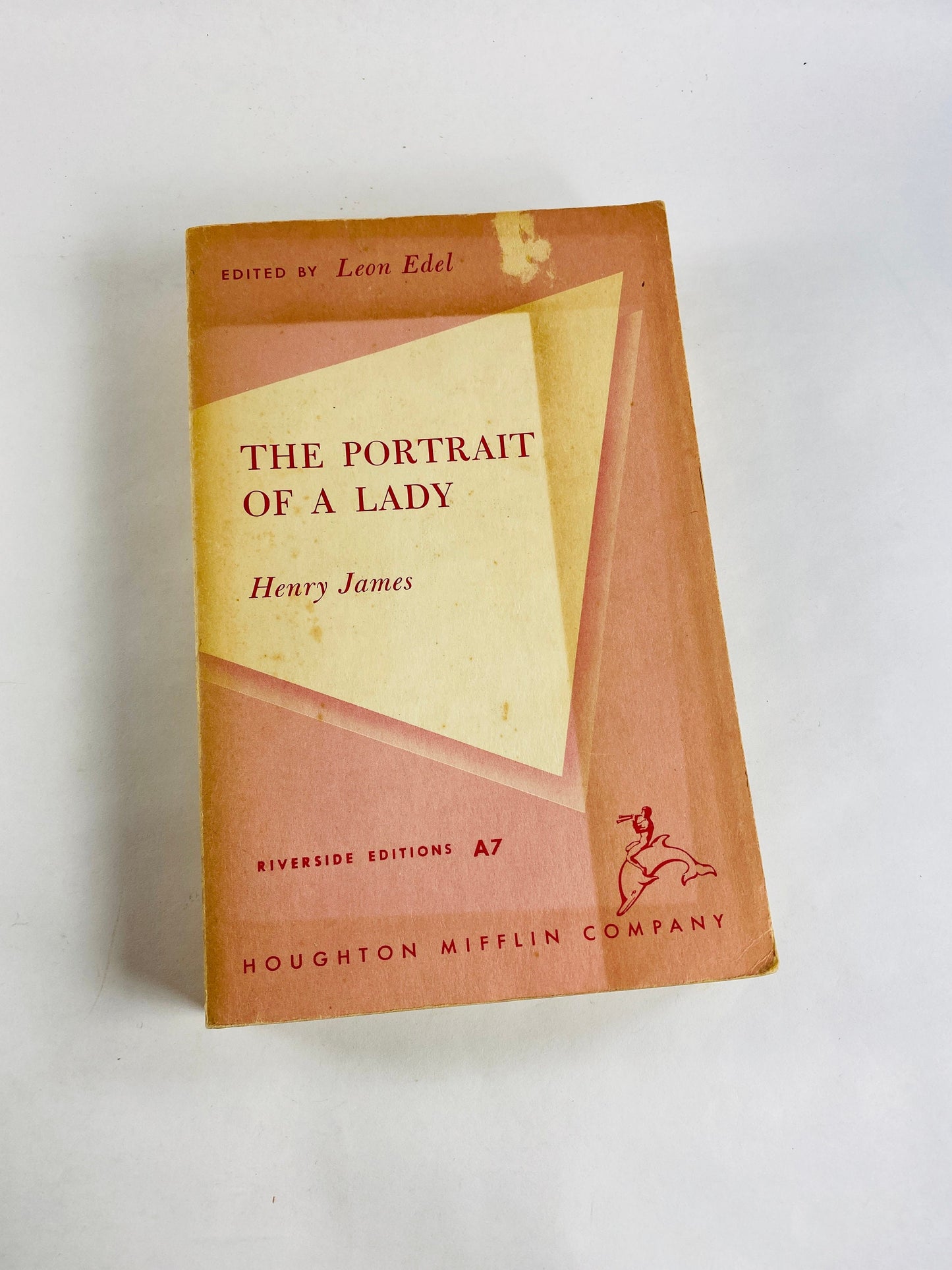 1956 Portrait of a Lady Henry James Robert Browning Poetry Houghton Mifflin vintage paperback books Riverside Edition Cambridge