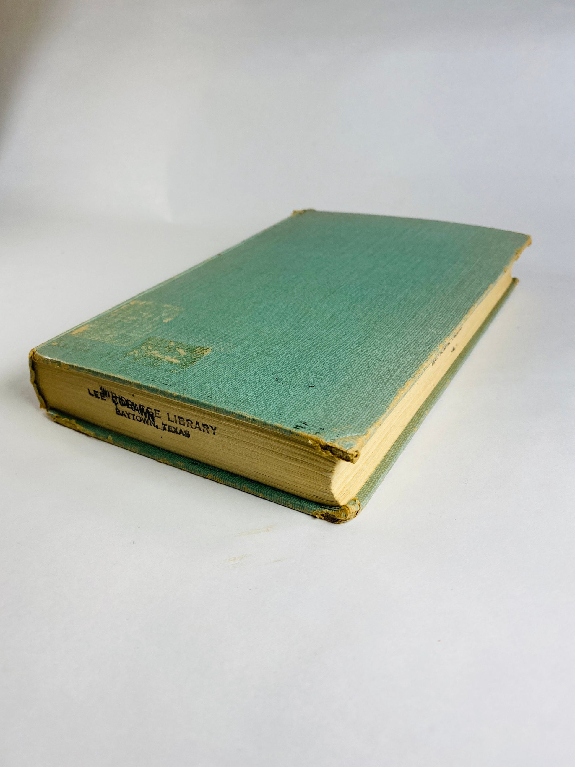 Mark Twain's biography vintage book by Jerry Allen circa 1954 FIRST EDITION green cloth binding