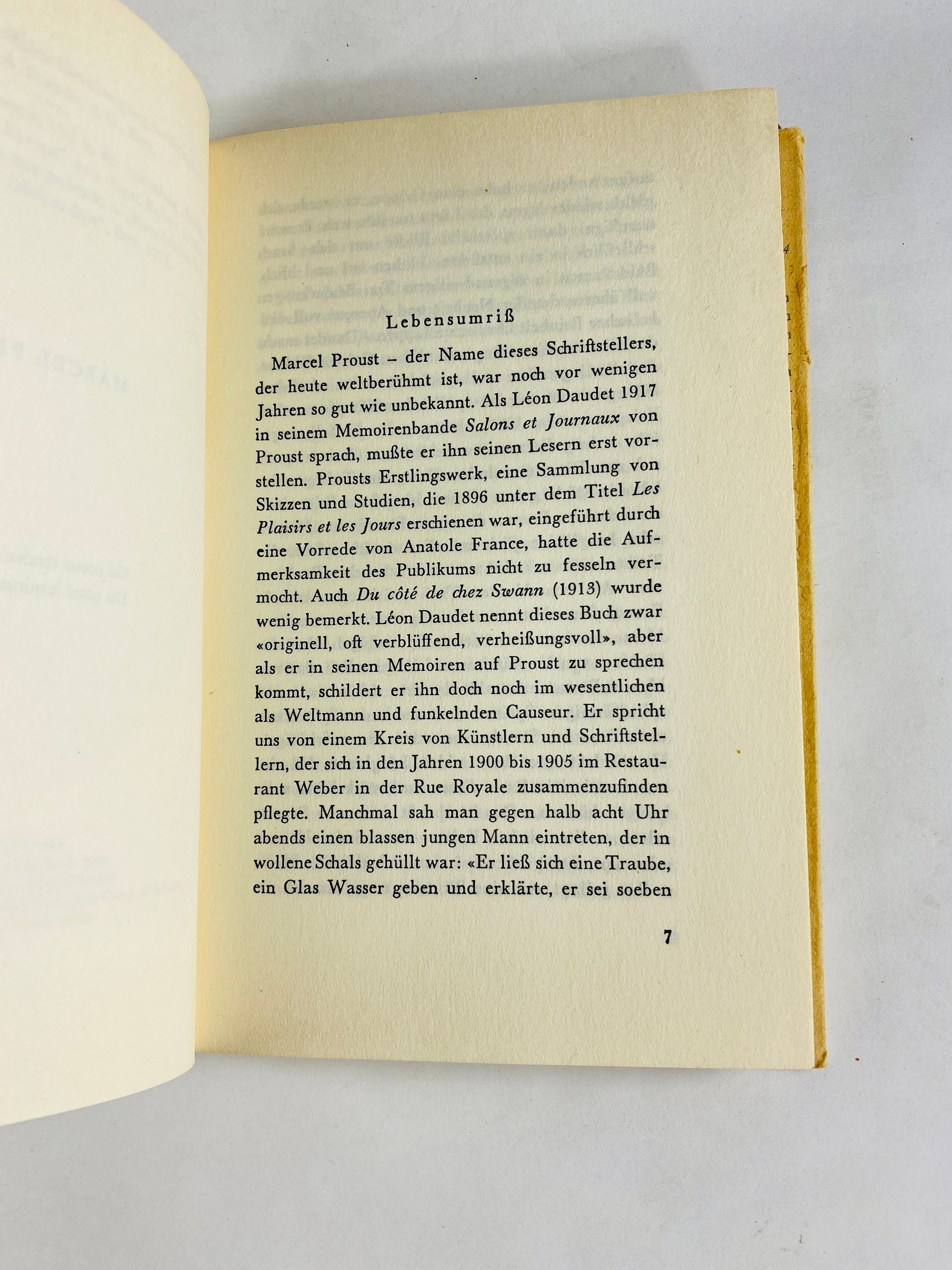 Ernst Robert Curtius Marcel Proust vintage collector book circa 1952 FIRST EDITION literary critique written in original German