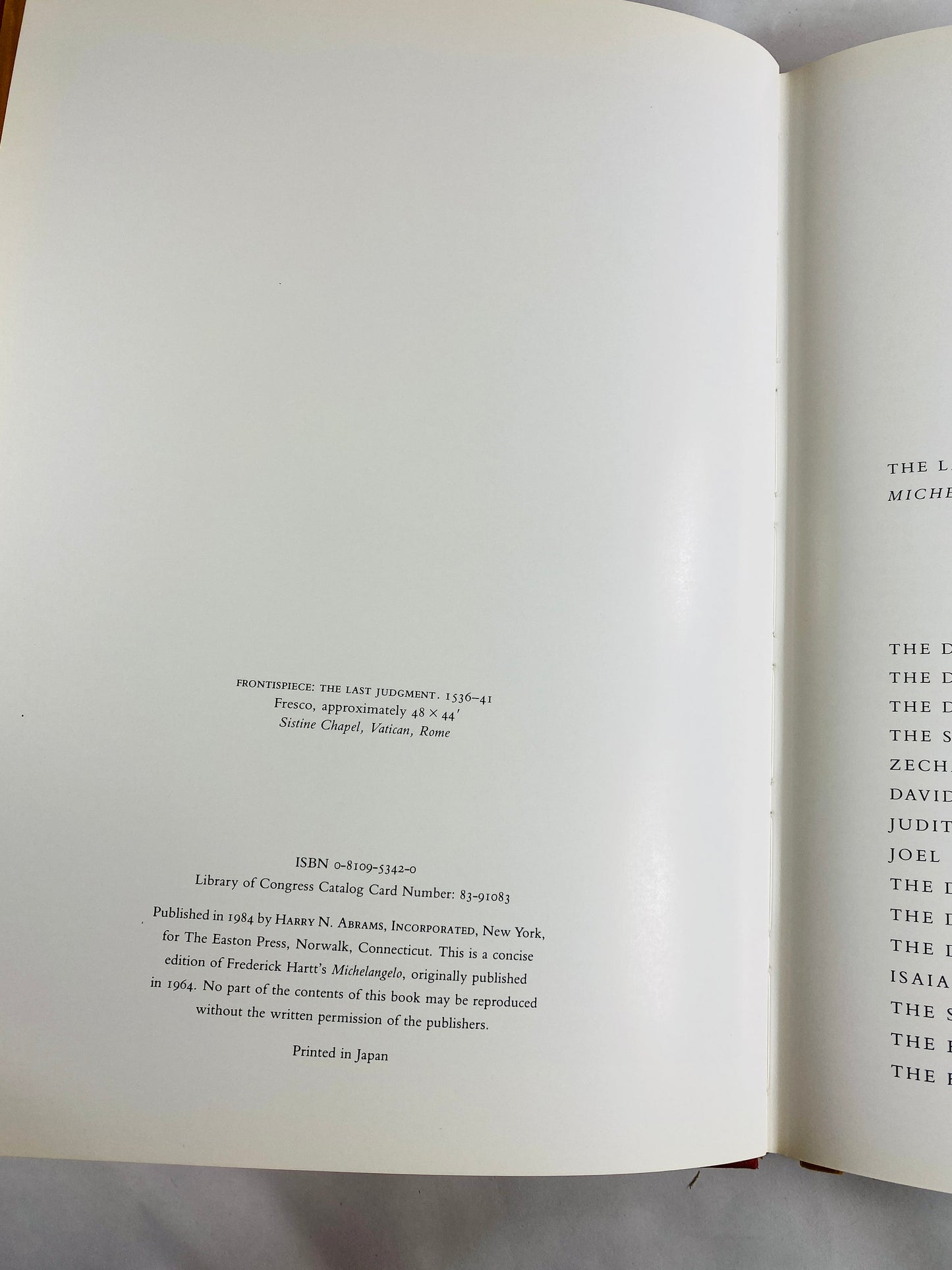 Michelangelo Buonarroti vintage EASTON Press book circa 1983 Bound in GORGEOUS red leather gold embellishments. Art home decor gift