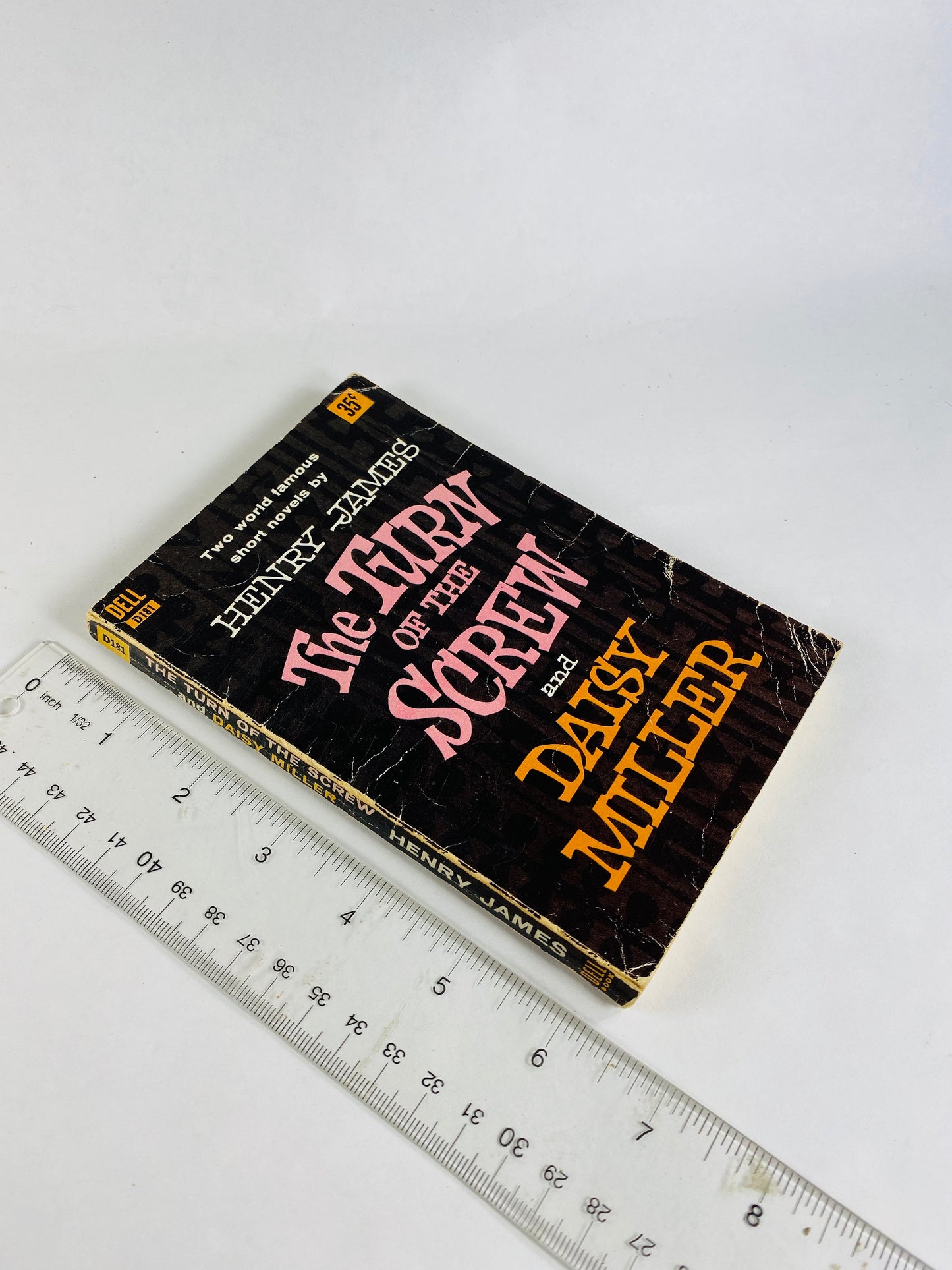 Henry James Turn of the Screw and Daisy Miller vintage Dell paperback book circa 1956 Haunting stories of Gothic supernatural ghosts