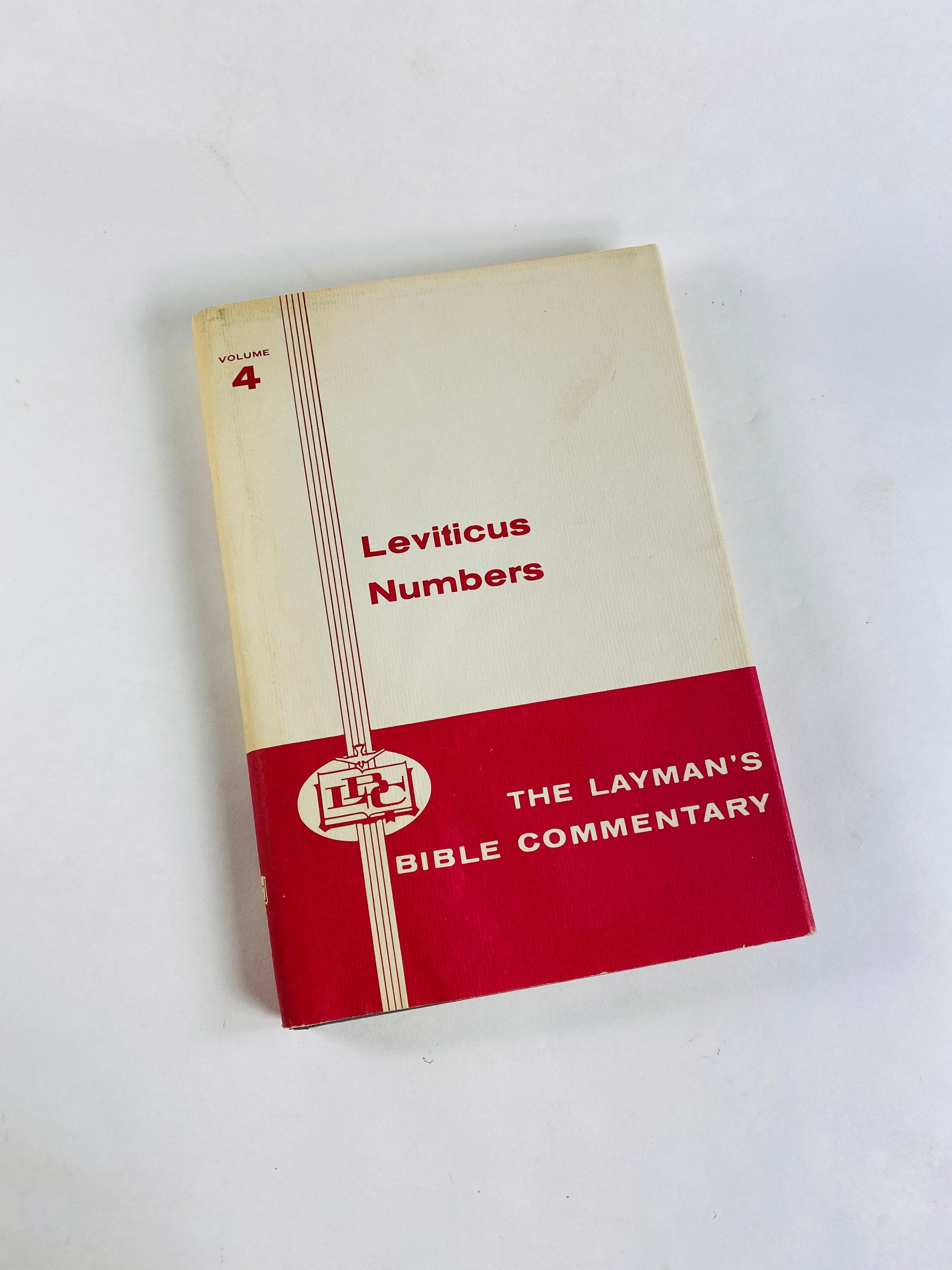 Layman's Bible Commentary vintage books circa 1959 Exodus Leviticus Numbers Deuteronomy Joshua. John Knox Press with dust jacket Christian