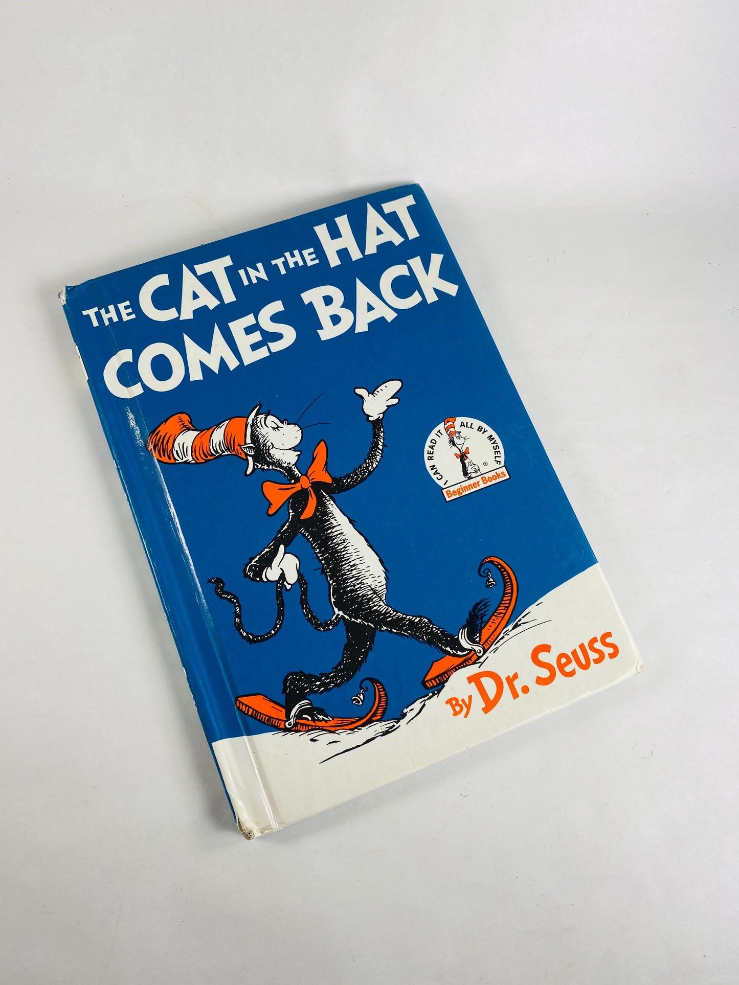 Vintage Cat in the Hat Comes Back book by Dr. Seuss circa 1958. EARLY PRINTING Grolier BC Children's Collectible.