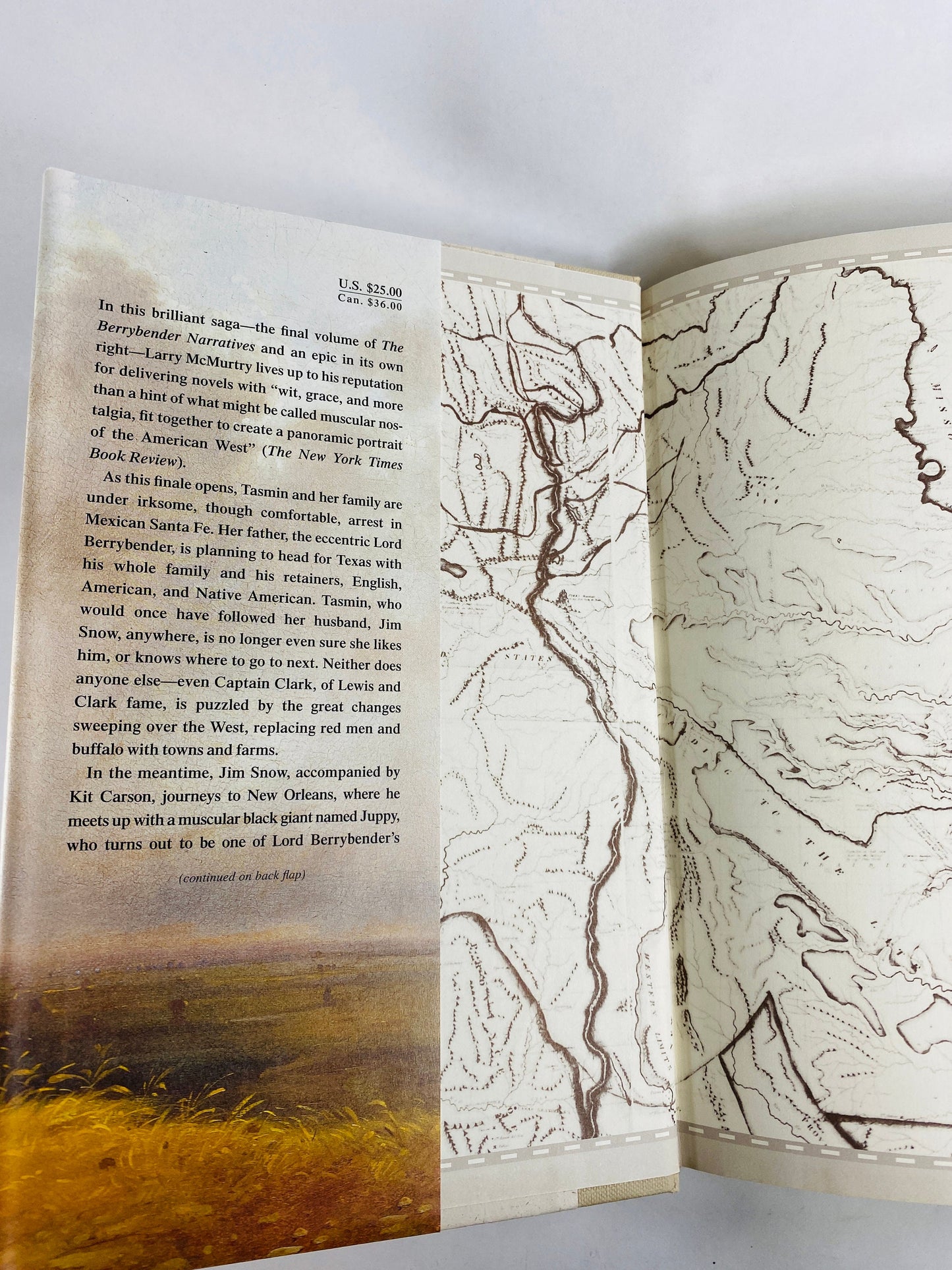 Folly and Glory by Larry McMurtry Vintage FIRST EDITION book Berrybend Narratives Pulitzer Prize author Western Texas Ranger home decor